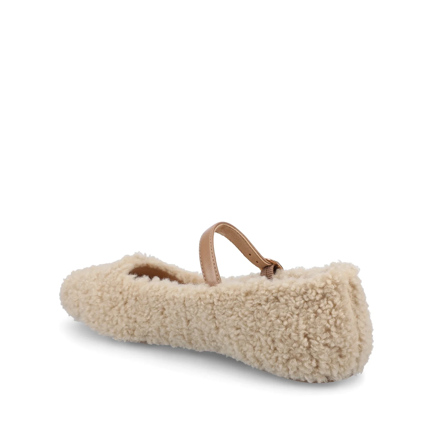 CARRIE DRESS FLATS IN WIDE - Sherpa - Image 3