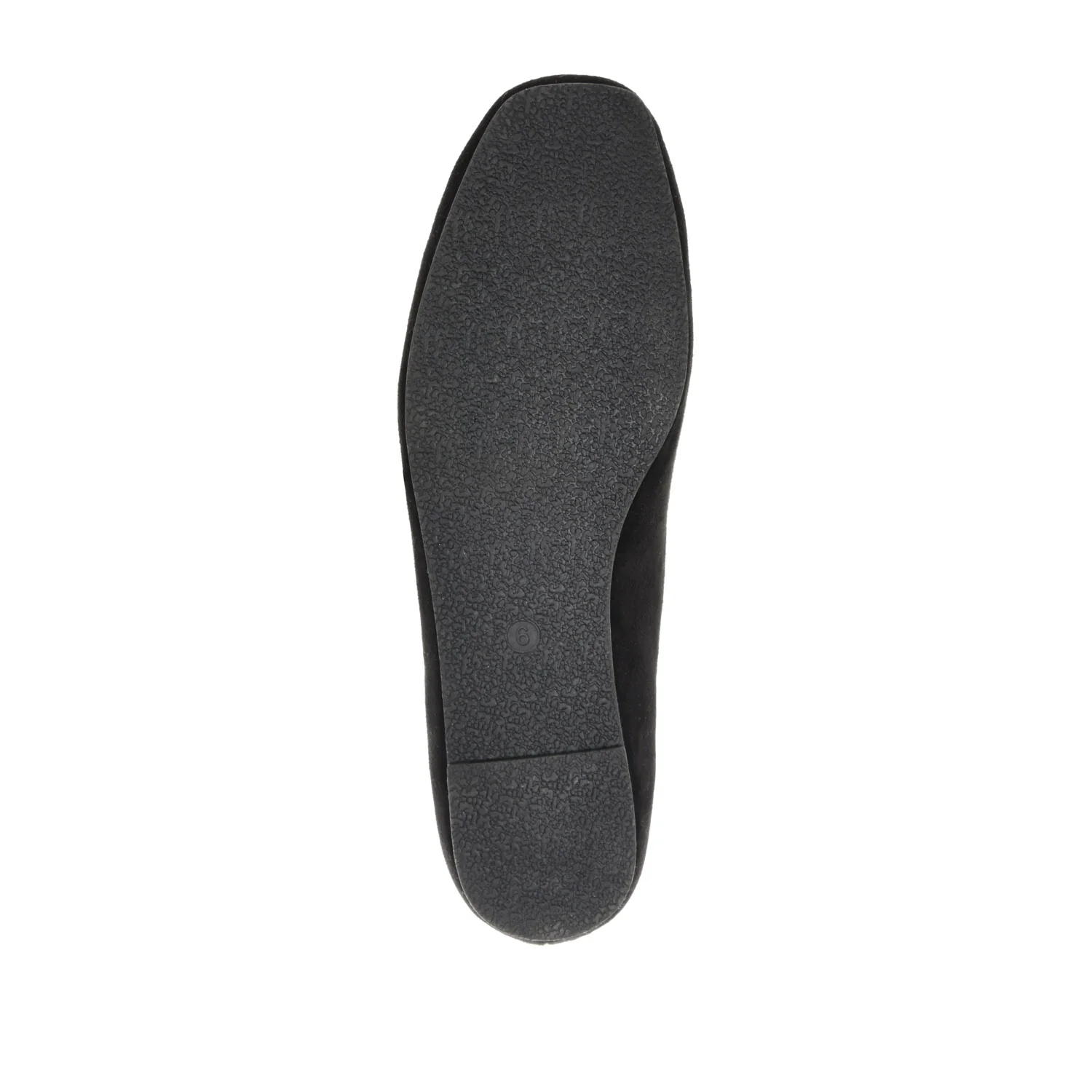 CARRIE FAUX SUEDE BALLET FLATS - Black - Image 7