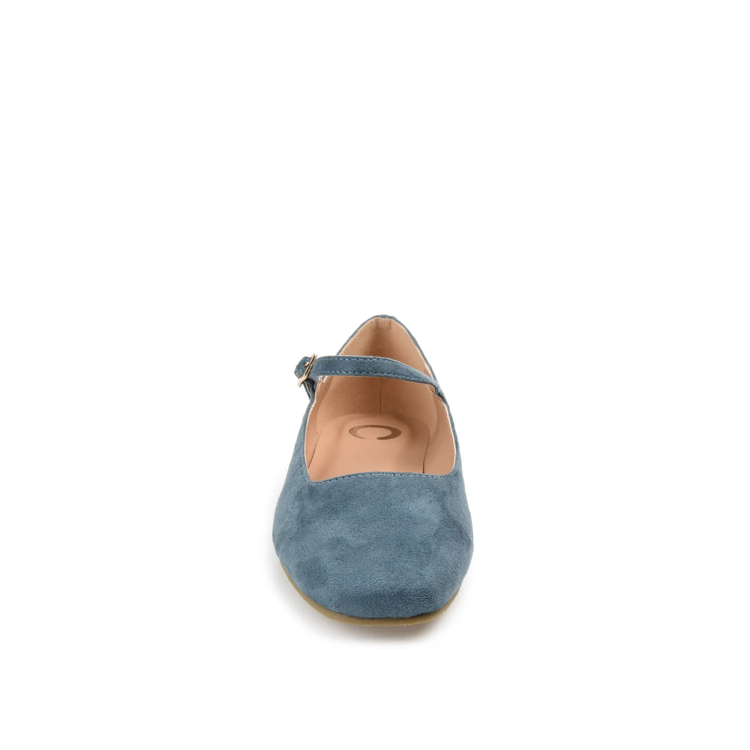 CARRIE FAUX SUEDE BALLET FLATS - Blue - Image 5