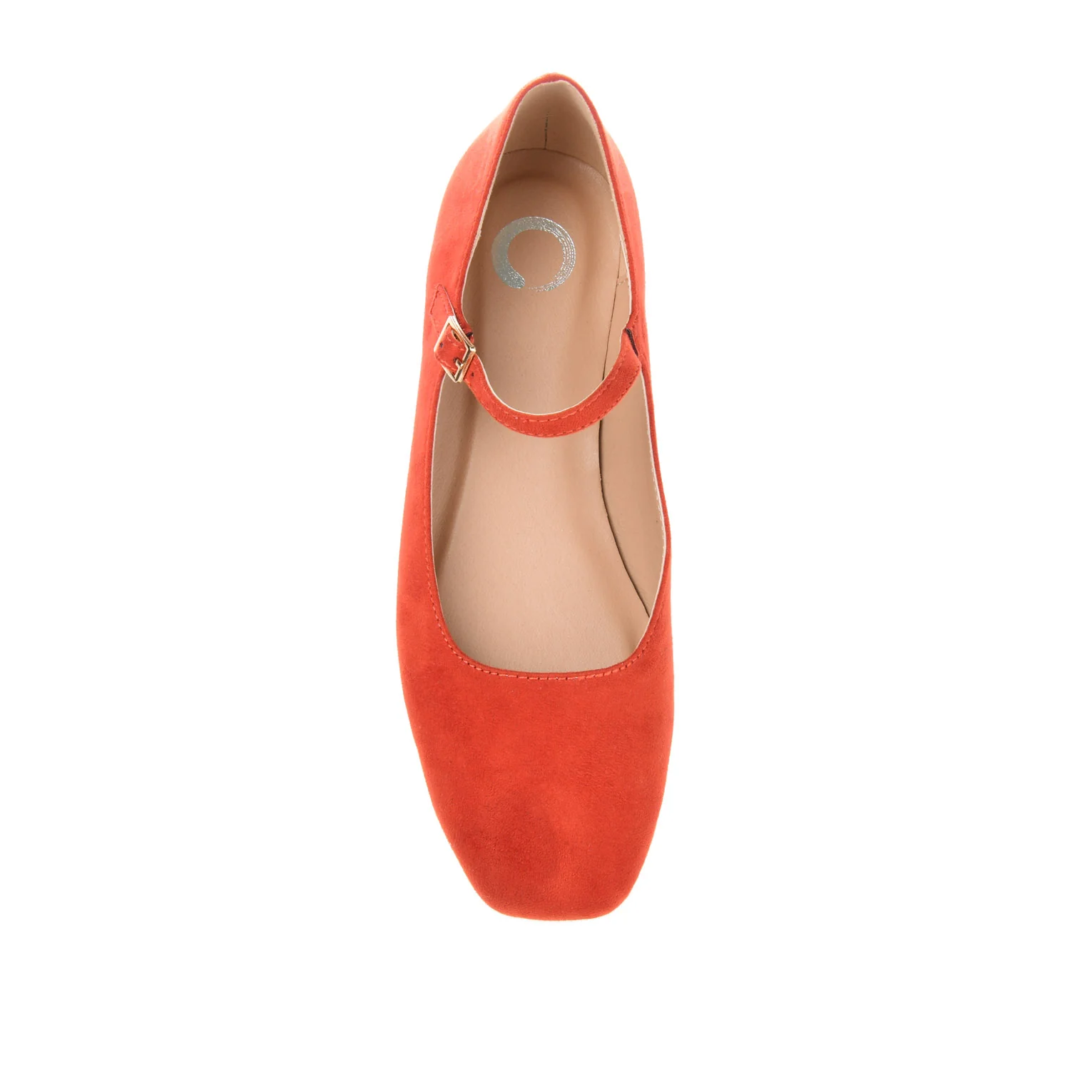 CARRIE FAUX SUEDE BALLET FLATS - Coral - Image 7