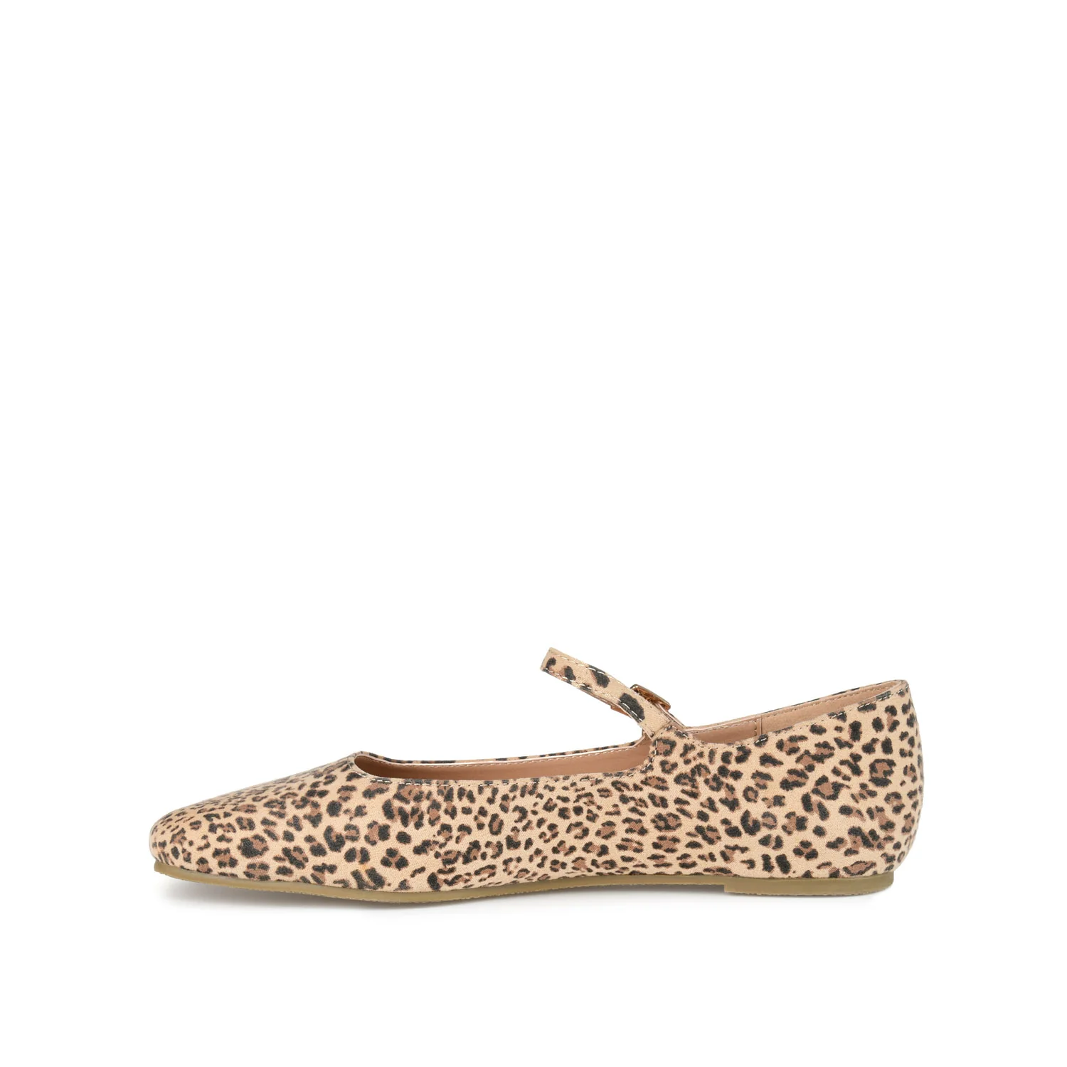 CARRIE FAUX SUEDE BALLET FLATS - Leopard - Image 3