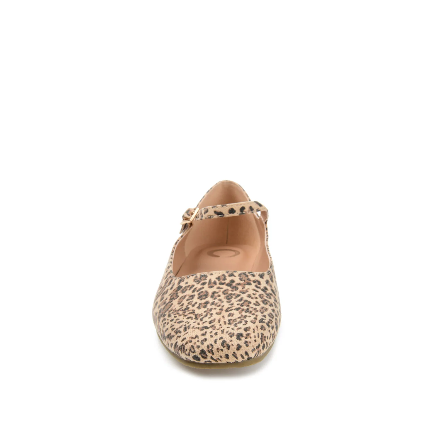 CARRIE FAUX SUEDE BALLET FLATS - Leopard - Image 5