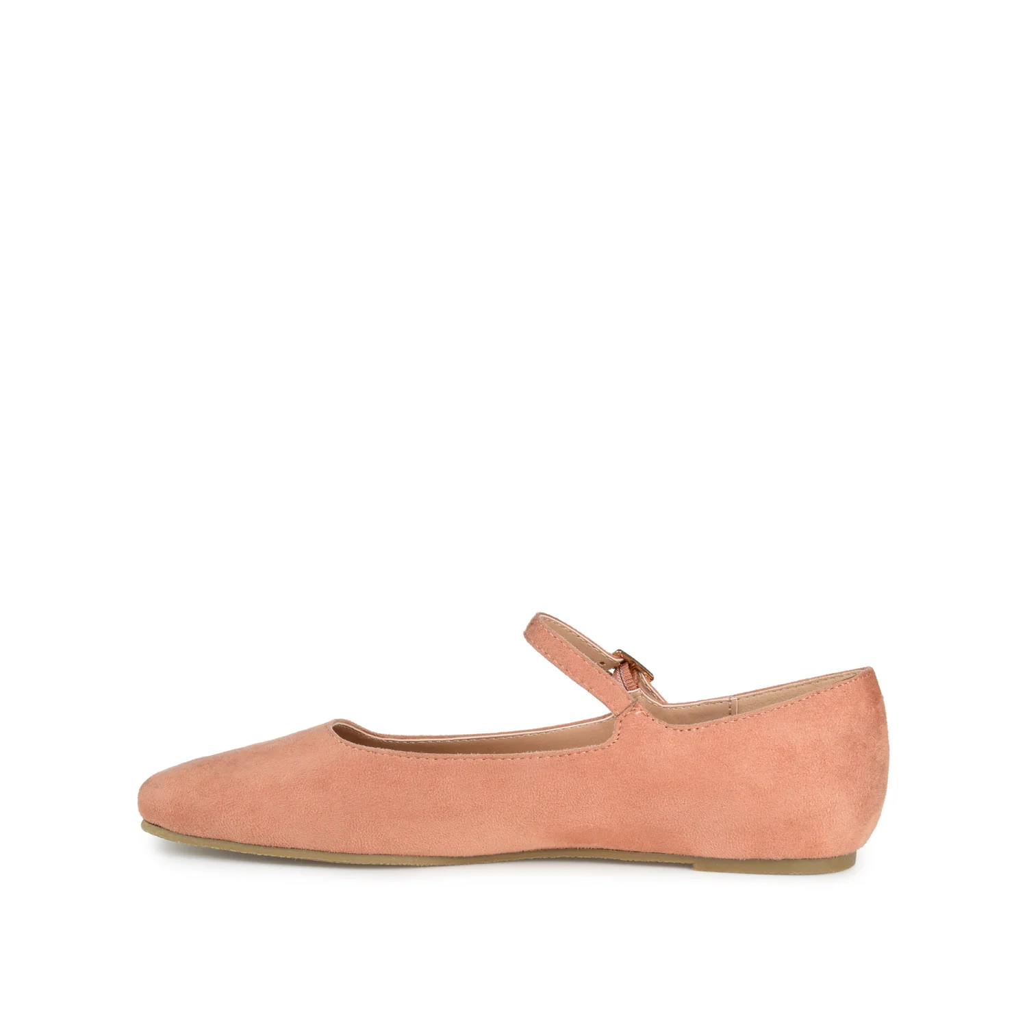 CARRIE FAUX SUEDE BALLET FLATS - Rose - Image 3
