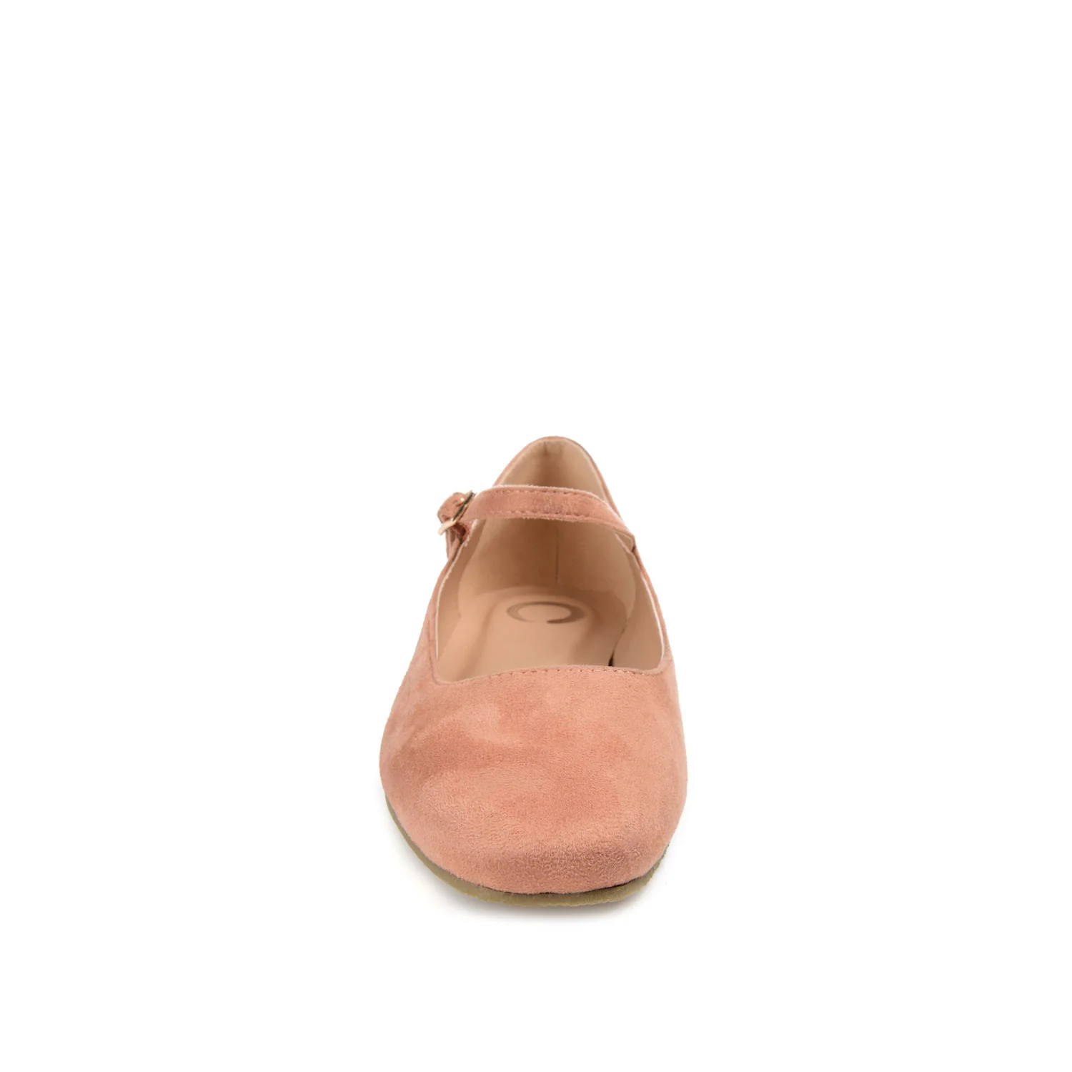 CARRIE FAUX SUEDE BALLET FLATS - Rose - Image 5