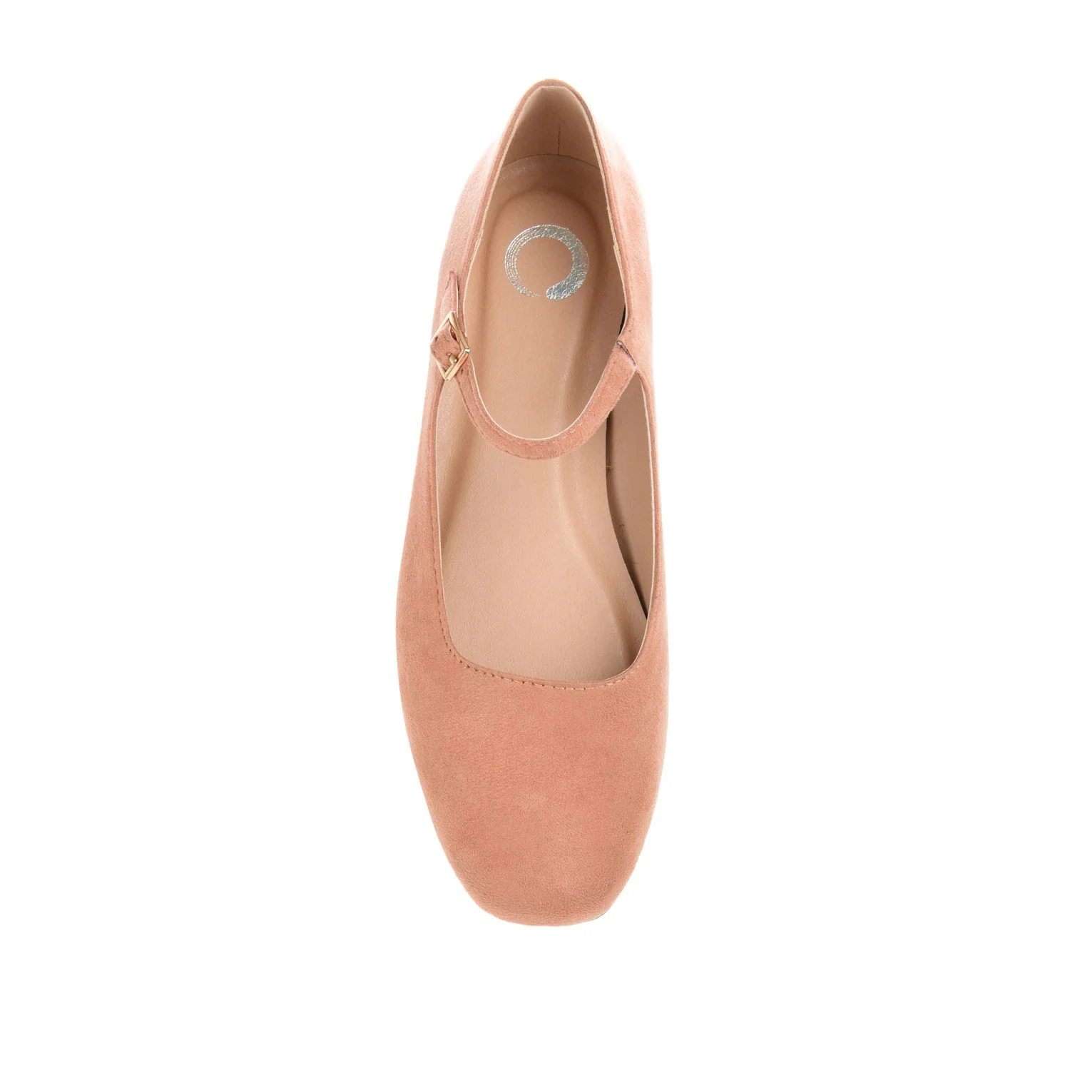 CARRIE FAUX SUEDE BALLET FLATS - Rose - Image 7