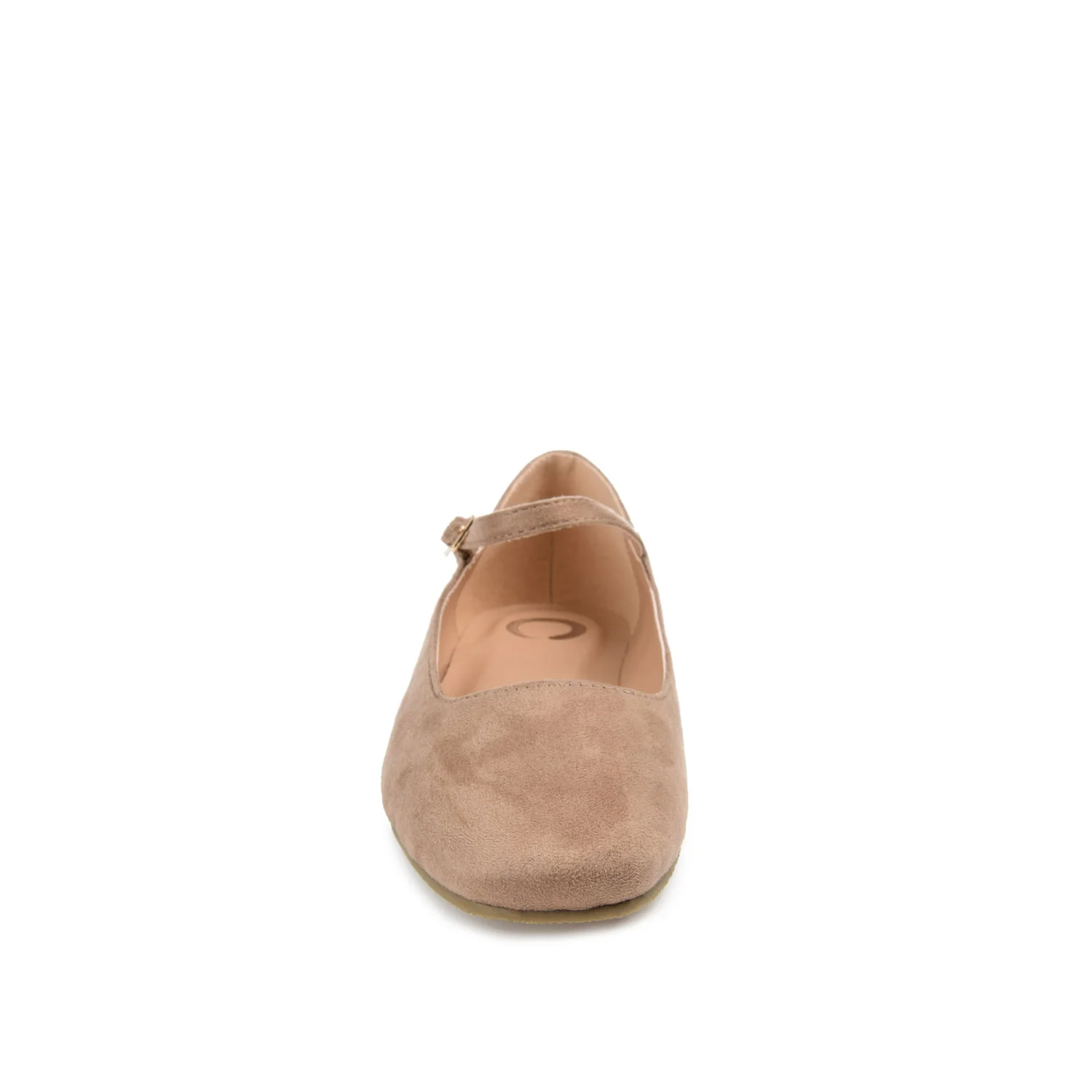 CARRIE FAUX SUEDE BALLET FLATS - Taupe - Image 5