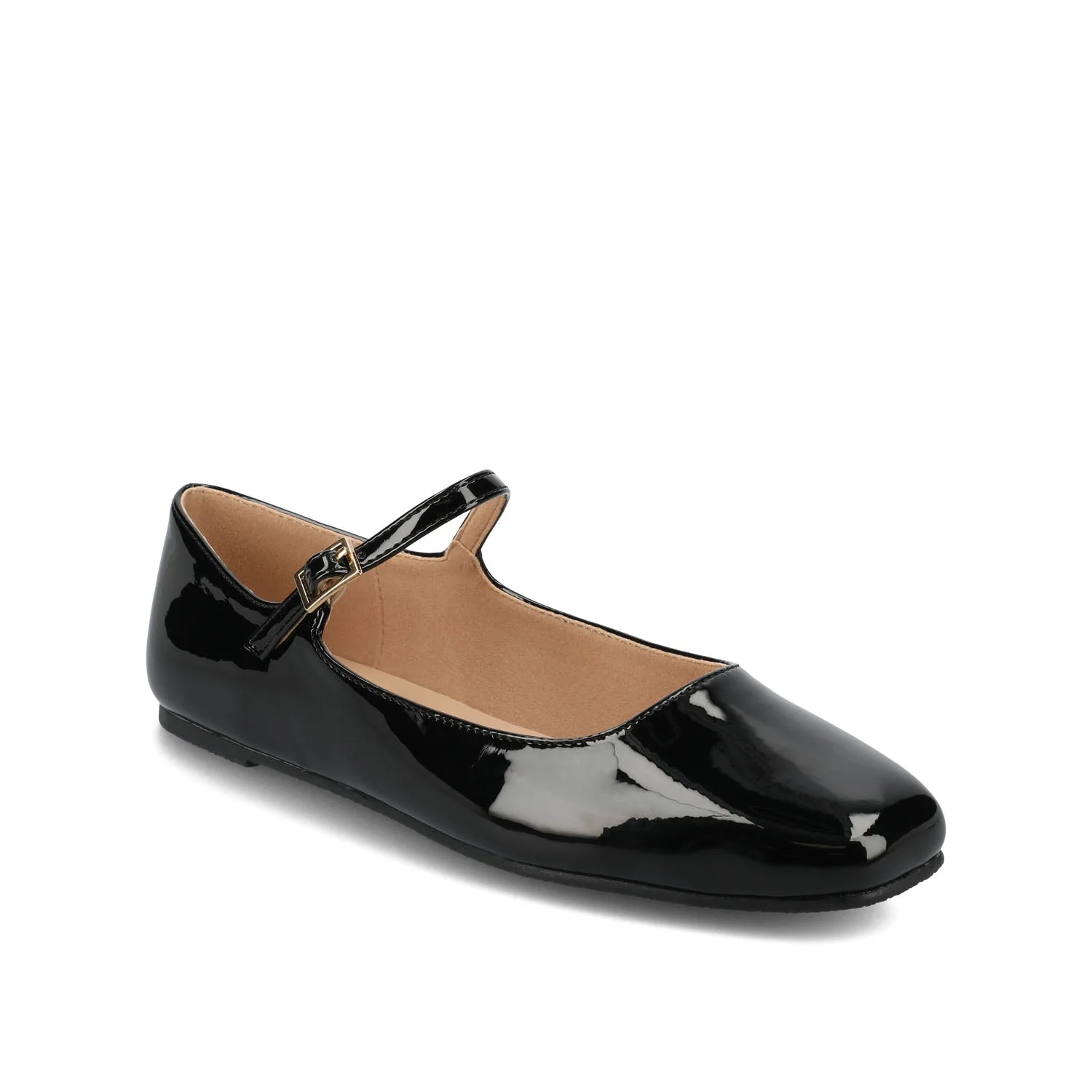 CARRIE BALLET FLATS IN PATENT - Black Patent - Image 2