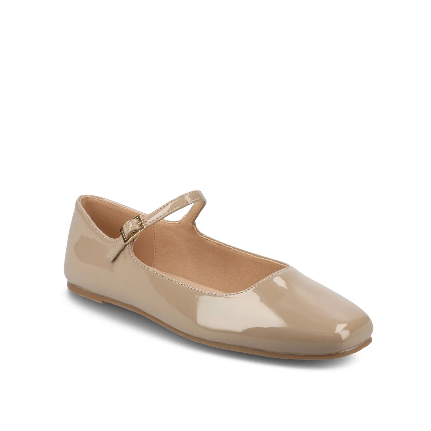 CARRIE BALLET FLATS IN PATENT - Nude Patent - Image 2
