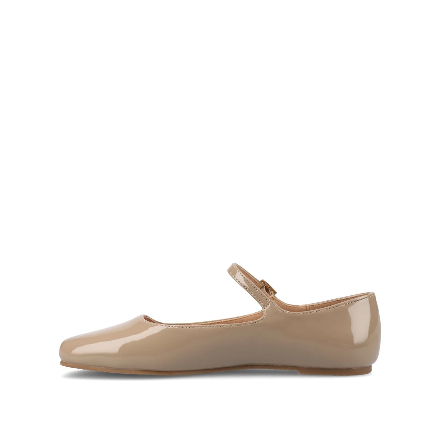 CARRIE BALLET FLATS IN PATENT - Nude Patent - Image 3