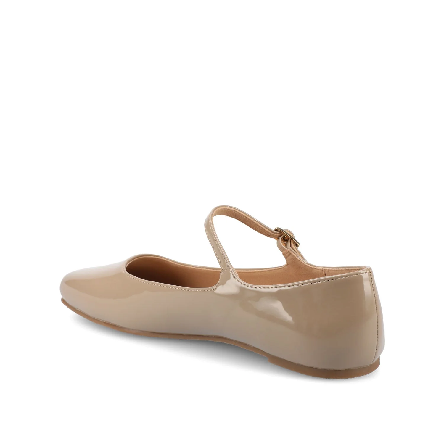 CARRIE BALLET FLATS IN PATENT - Nude Patent - Image 4