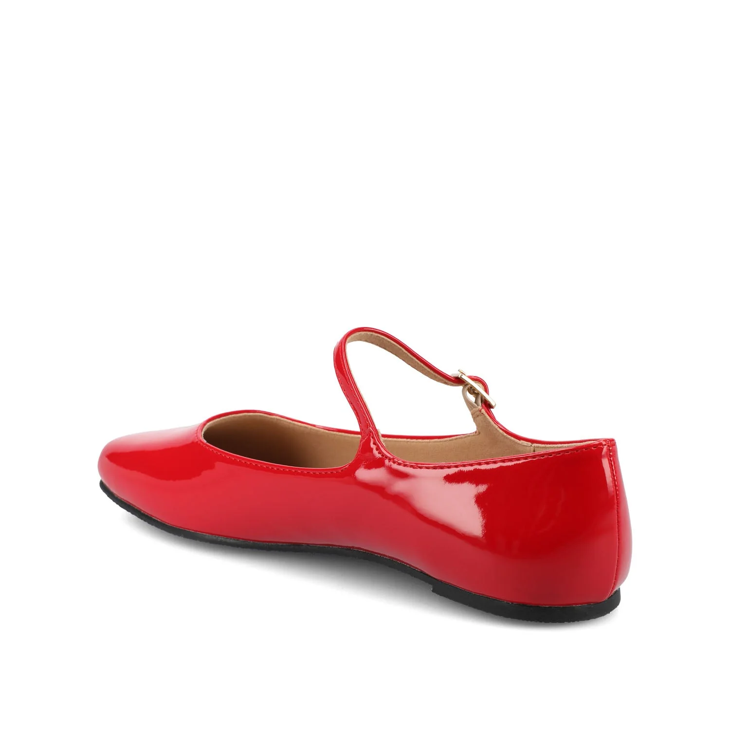 CARRIE BALLET FLATS IN PATENT - Red Patent - Image 4