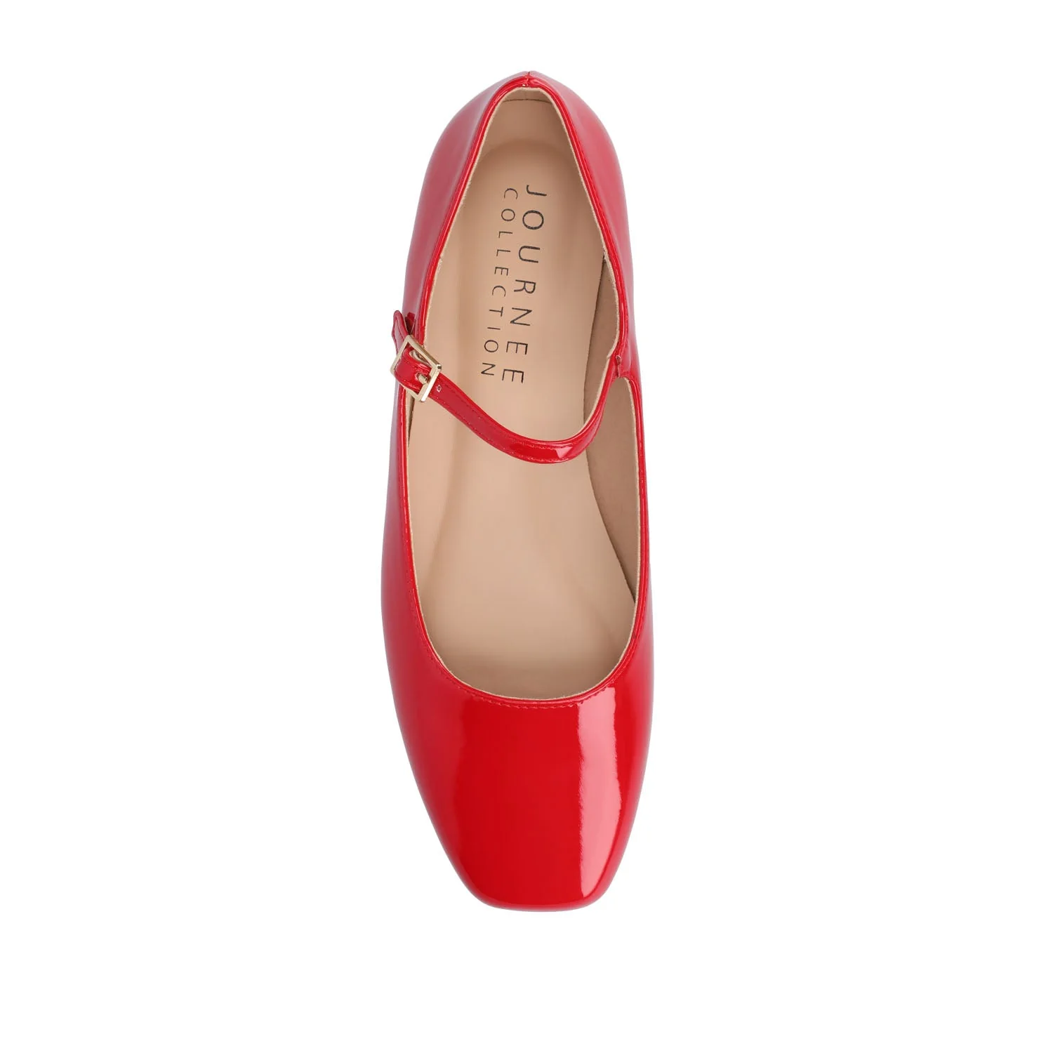 CARRIE BALLET FLATS IN PATENT - Red Patent - Image 6