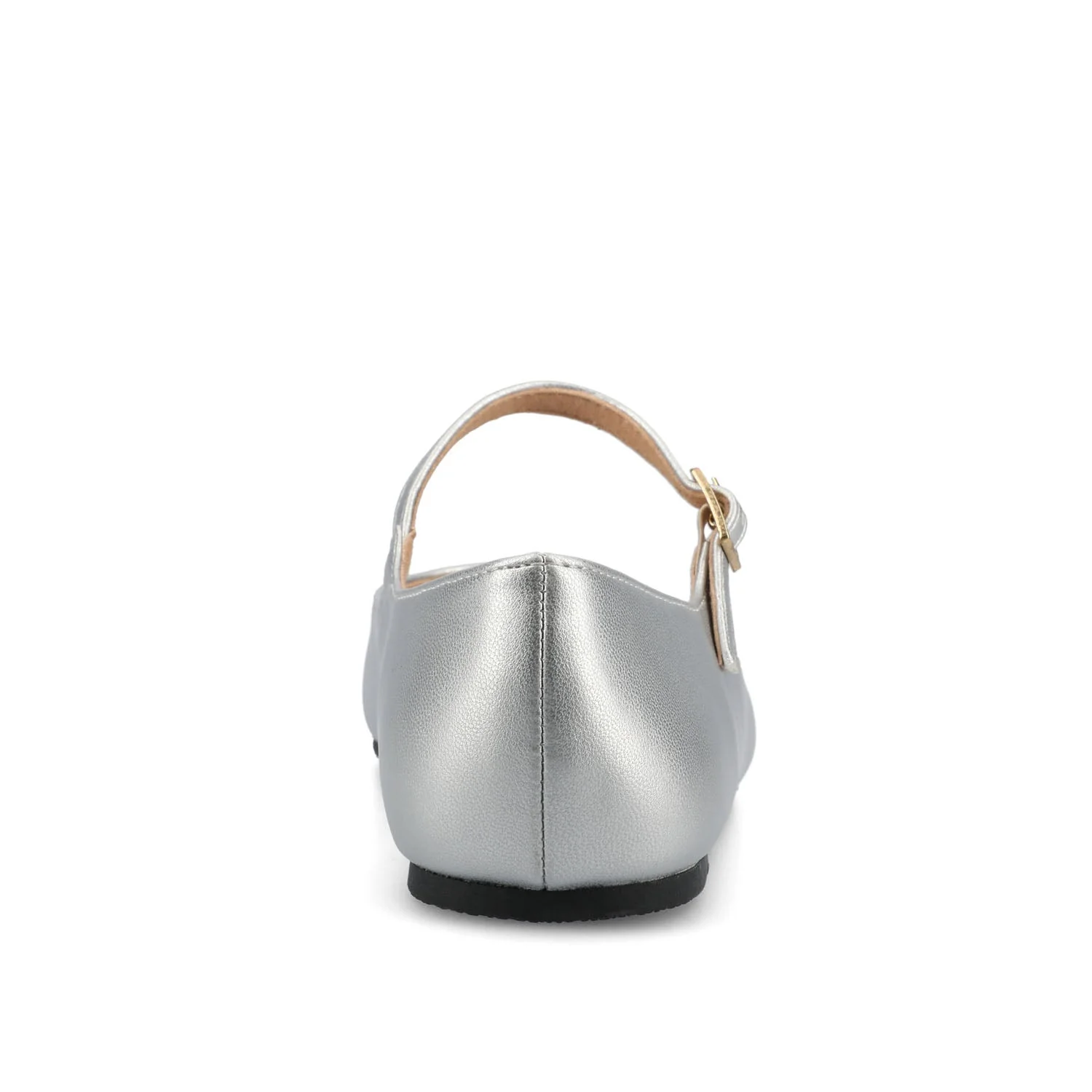 CARRIE BALLET FLATS IN PATENT - Silver PU - Image 7