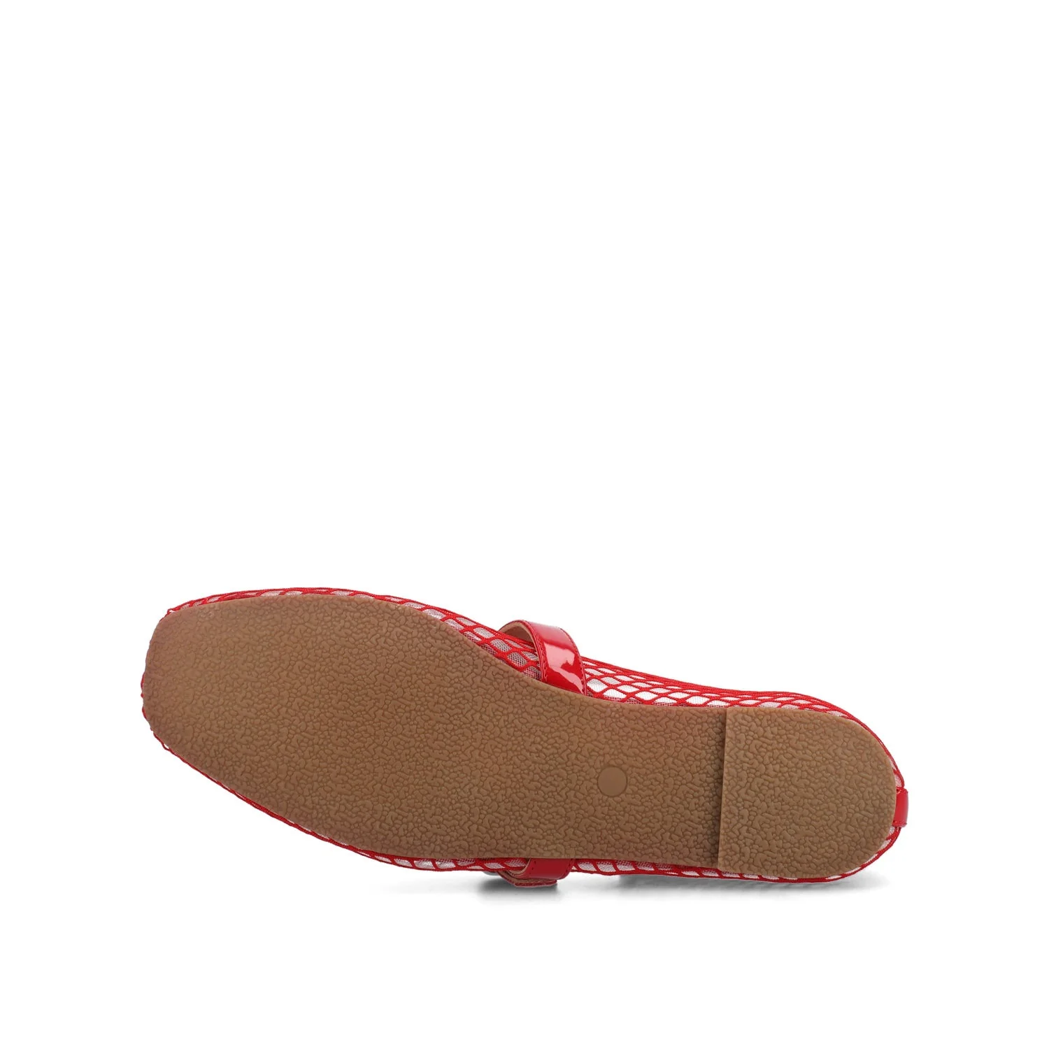 CASHA MARY JANE FLATS IN MESH - Red Mesh - Image 5