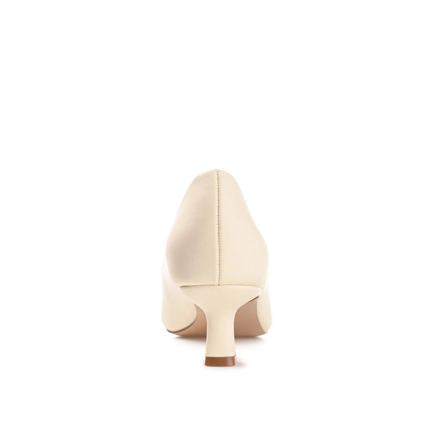 CELICA KITTEN HEELS IN VEGAN LEATHER - Beige PU - Image 7