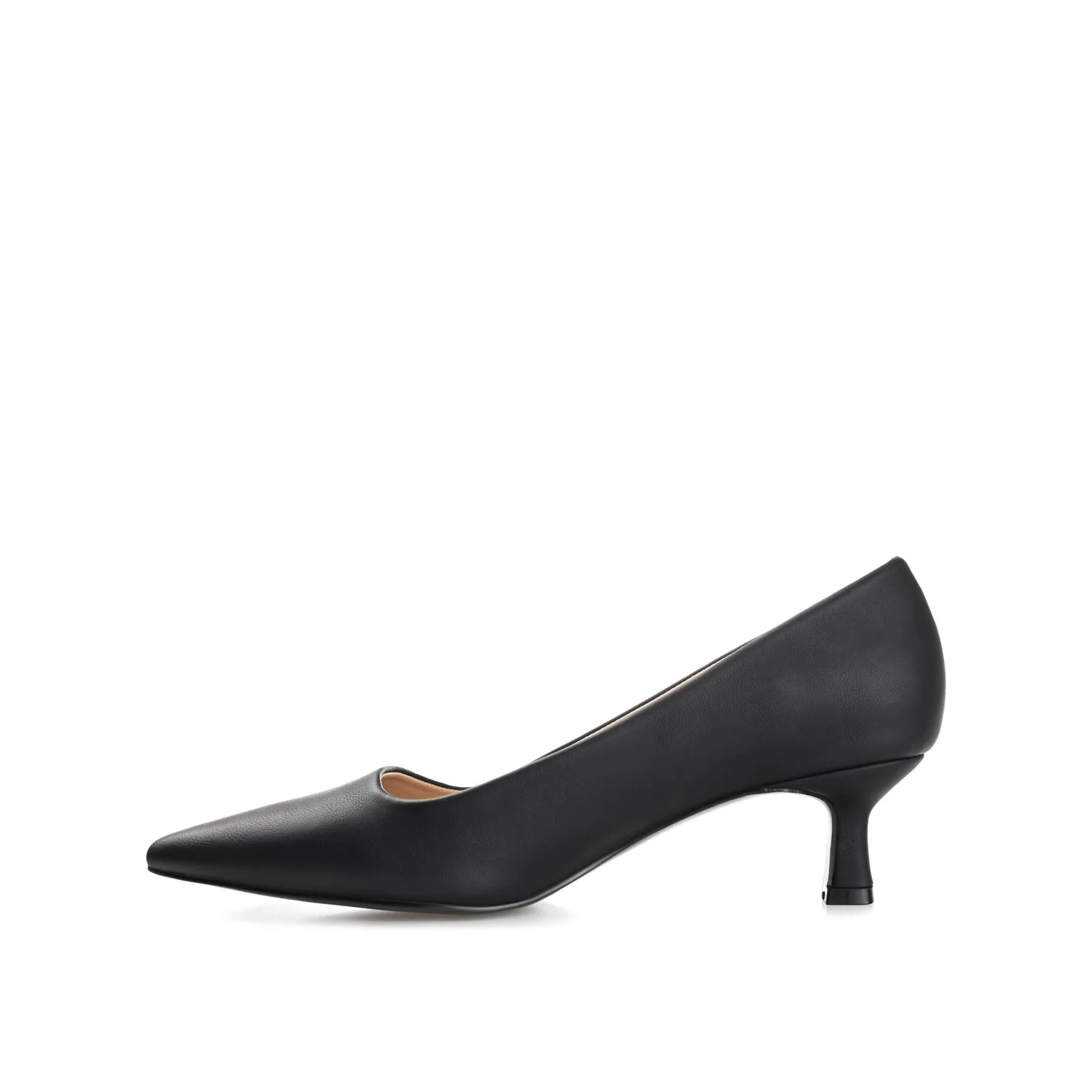 CELICA KITTEN HEELS IN VEGAN LEATHER - Black Patent - Image 3