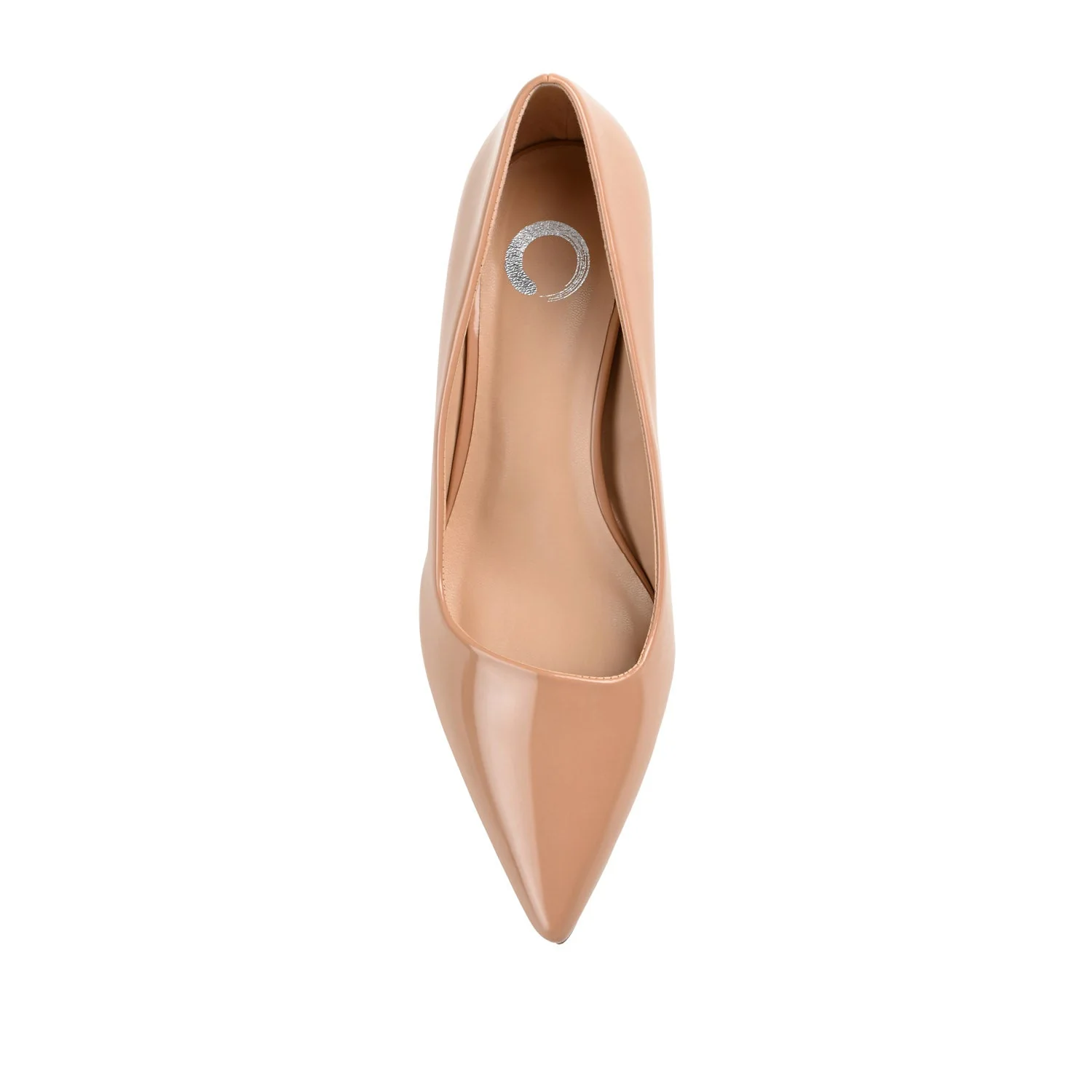 CELICA KITTEN HEELS IN VEGAN LEATHER - Nude Patent - Image 7