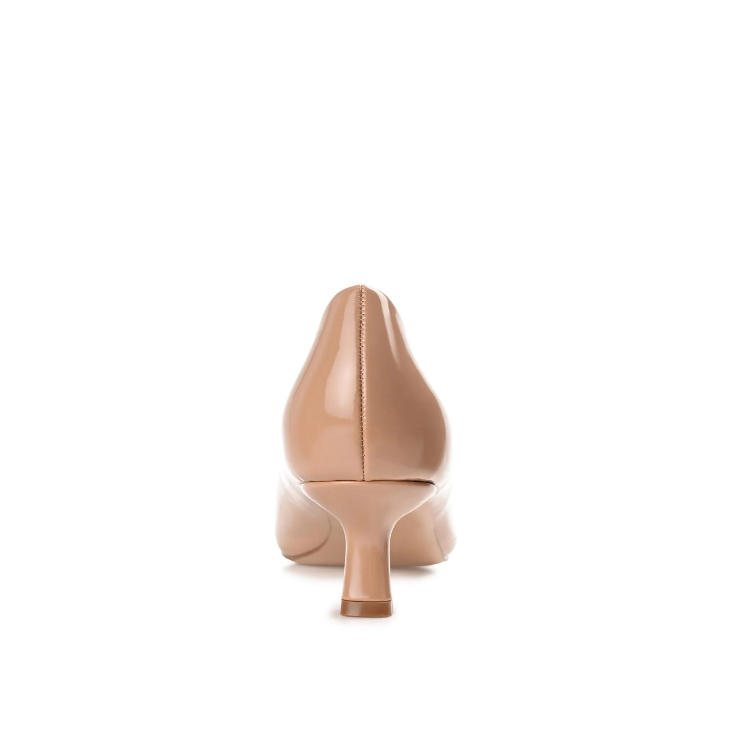 CELICA KITTEN HEELS IN VEGAN LEATHER - Nude Patent - Image 8