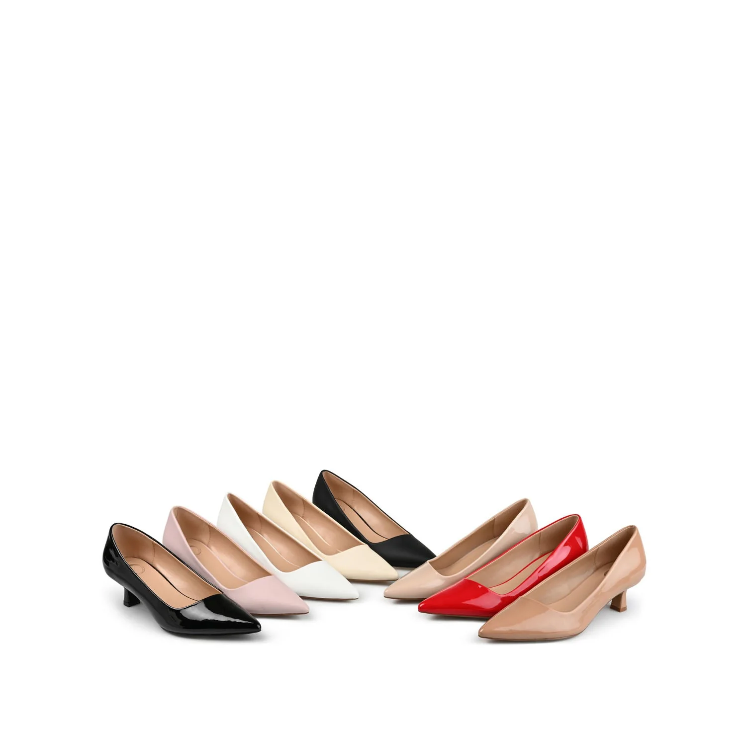 CELICA KITTEN HEELS IN VEGAN LEATHER - Red Patent - Image 9