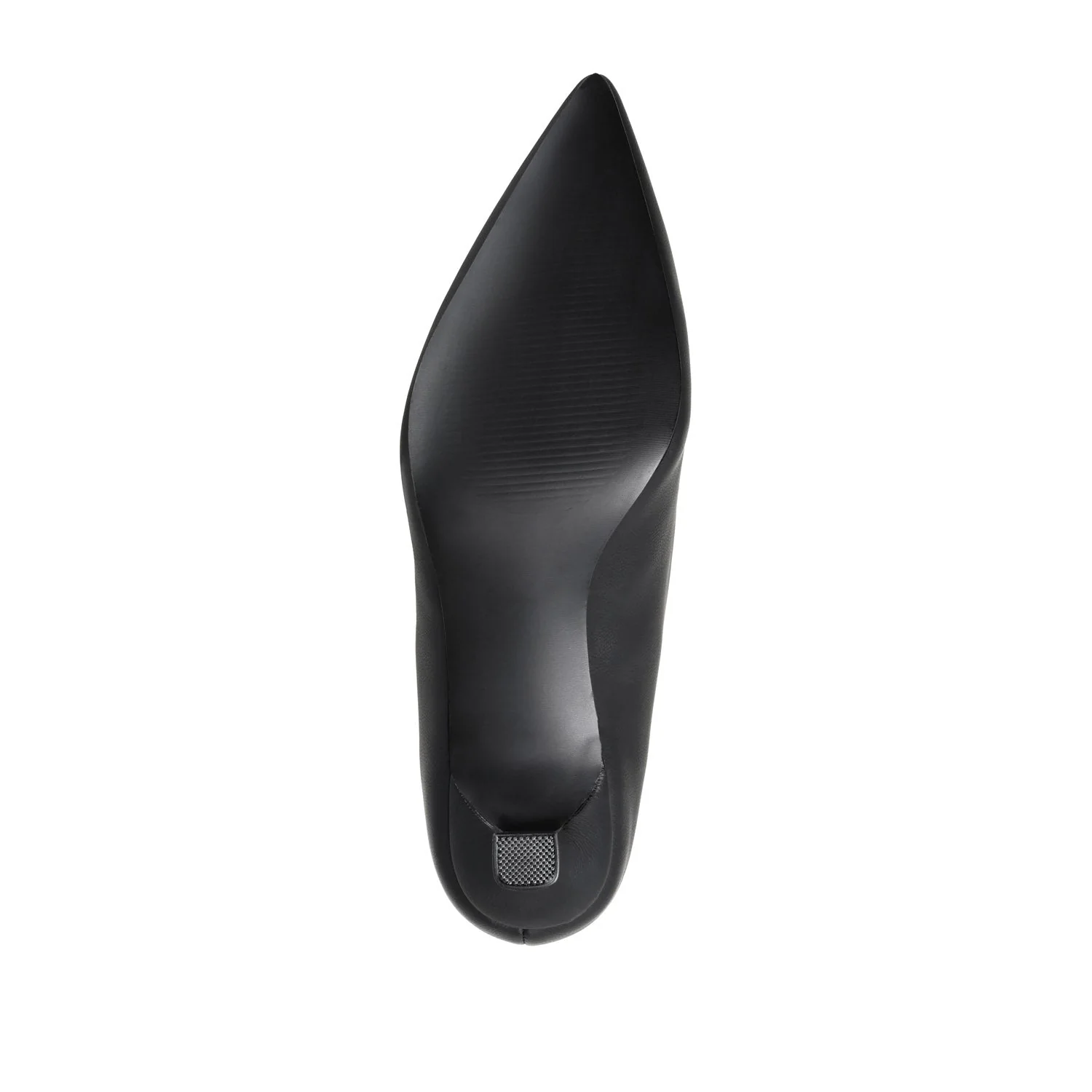 CELICA POINTED TOE KITTEN HEELS IN WIDE - Black PU - Image 7
