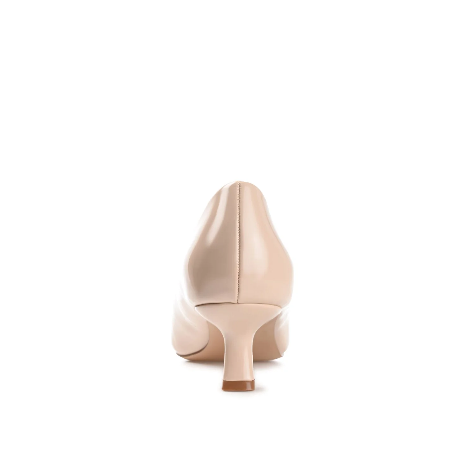 CELICA POINTED TOE KITTEN HEELS IN WIDE - Bone Patent - Image 7