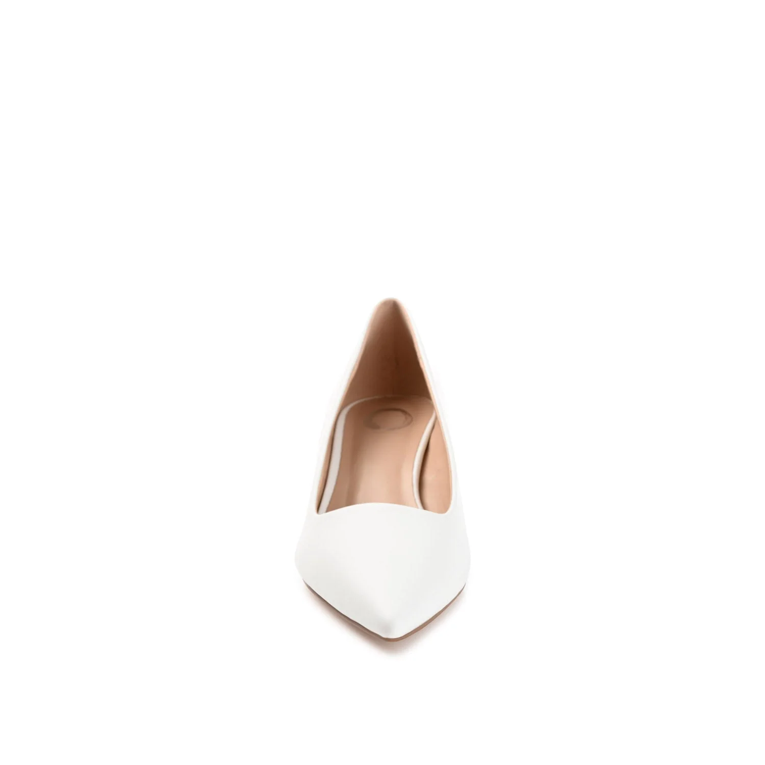 CELICA KITTEN HEELS IN VEGAN LEATHER - White PU - Image 5
