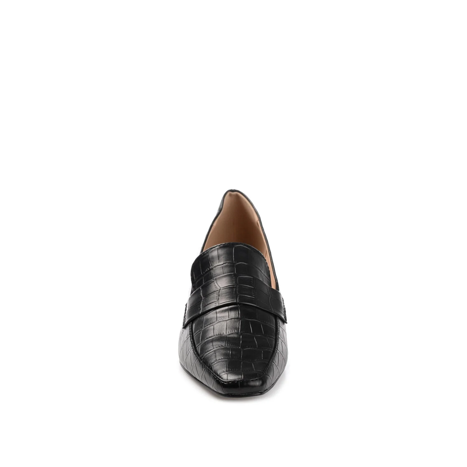 CELINA KITTEN HEEL LOAFERS IN WIDE - Black - Image 5