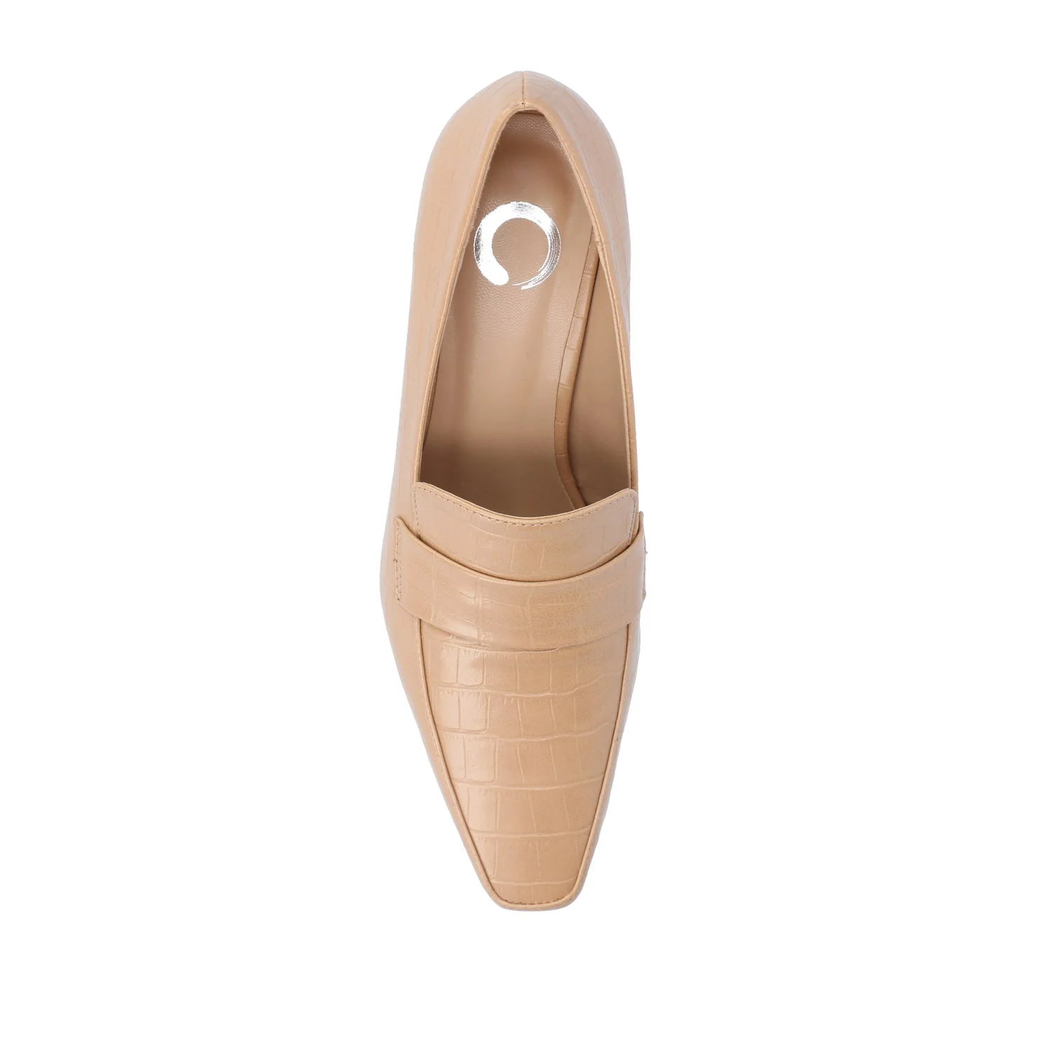 CELINA KITTEN HEEL LOAFERS IN WIDE - Tan - Image 6