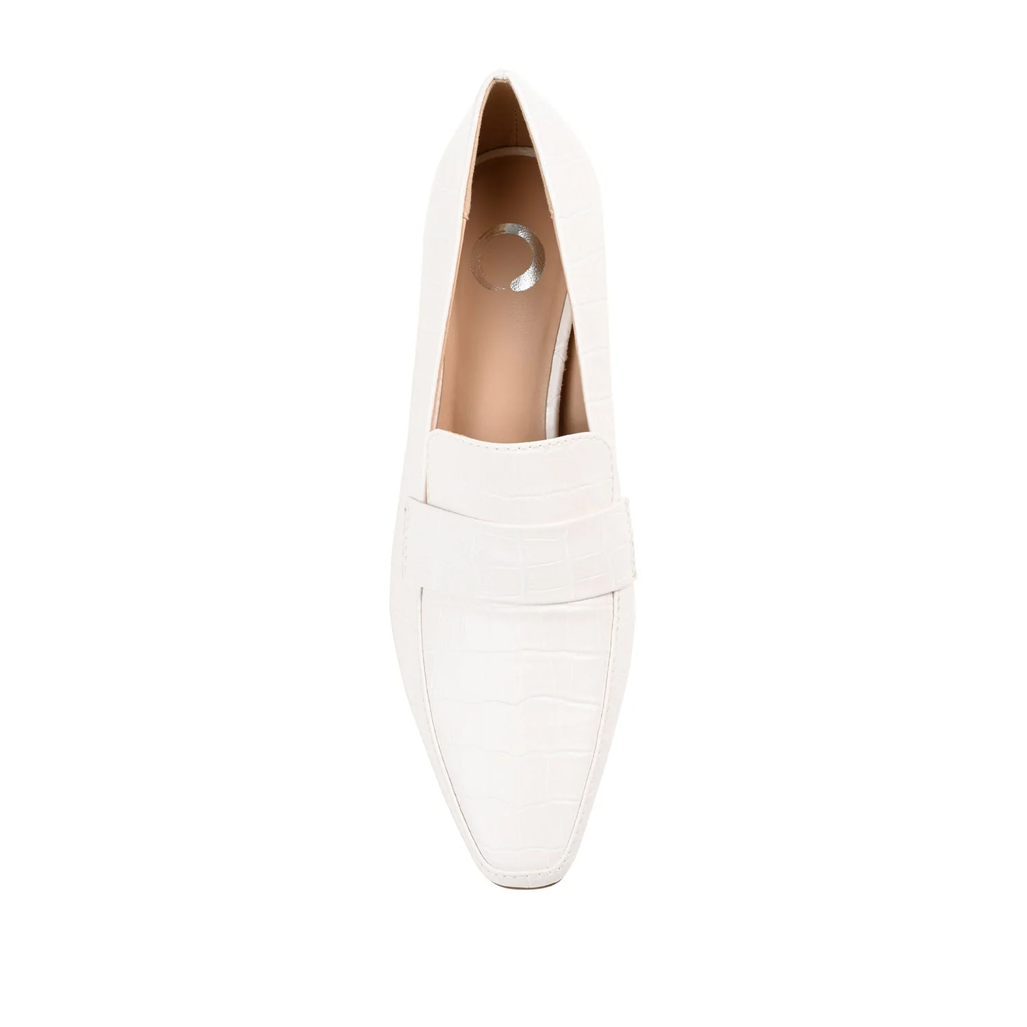 CELINA KITTEN HEEL LOAFERS IN WIDE - White - Image 5