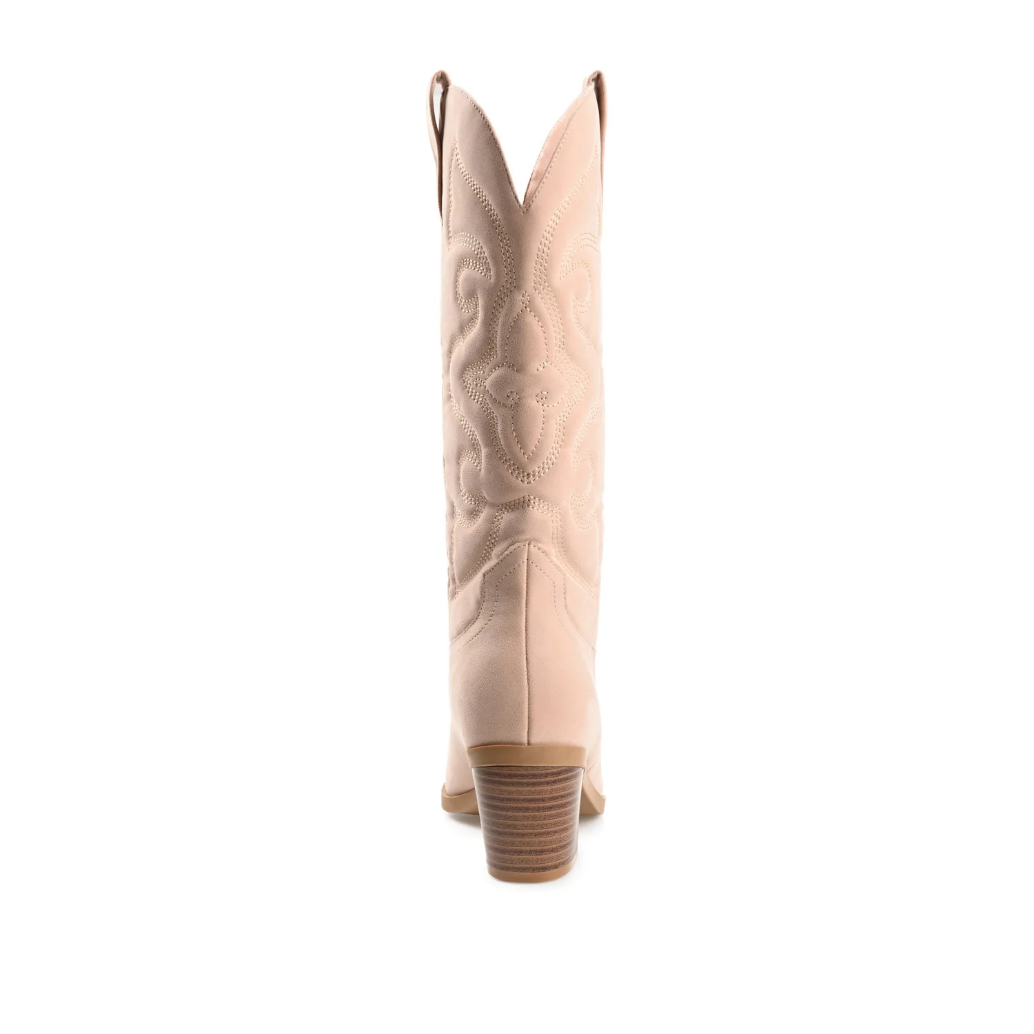 CHANTRY COWGIRL BOOTS IN VEGAN LEATHER - Blush PU - Image 8