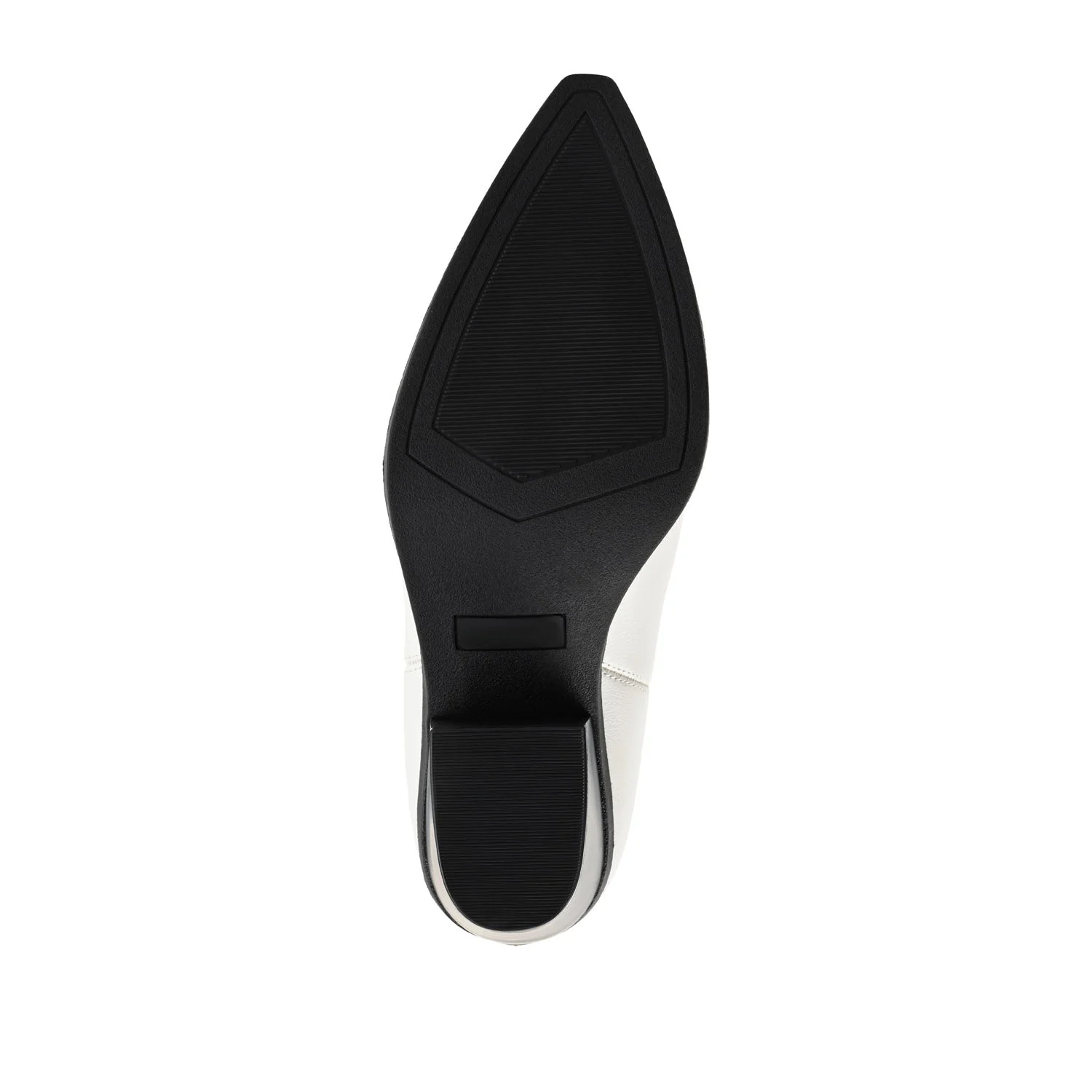 CHANTRY COWGIRL BOOTS IN VEGAN LEATHER - White PU - Image 8
