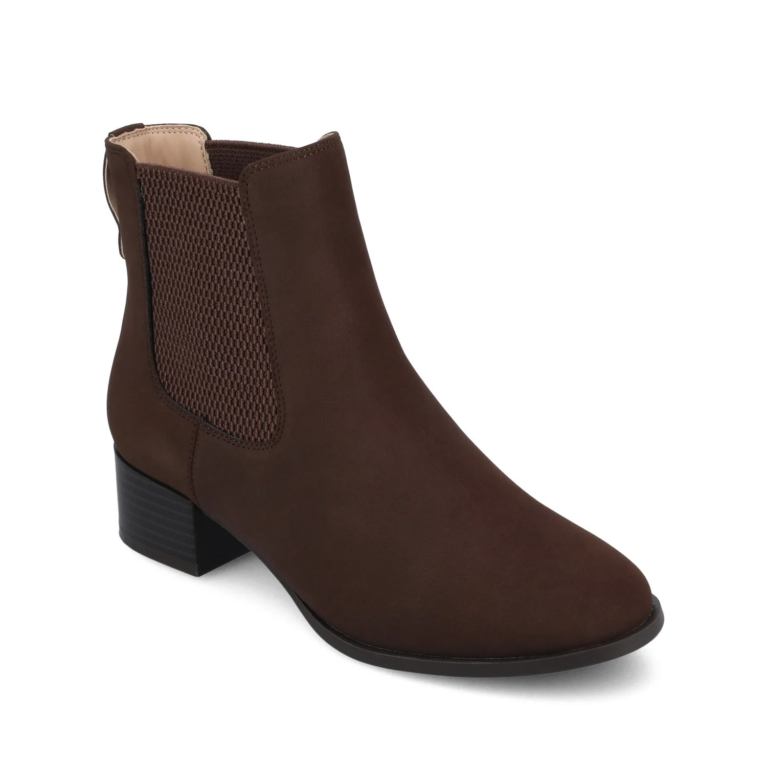 CHAYSE WESTERN PULL ON BOOTIES - Chocolate Nubuck - Image 2