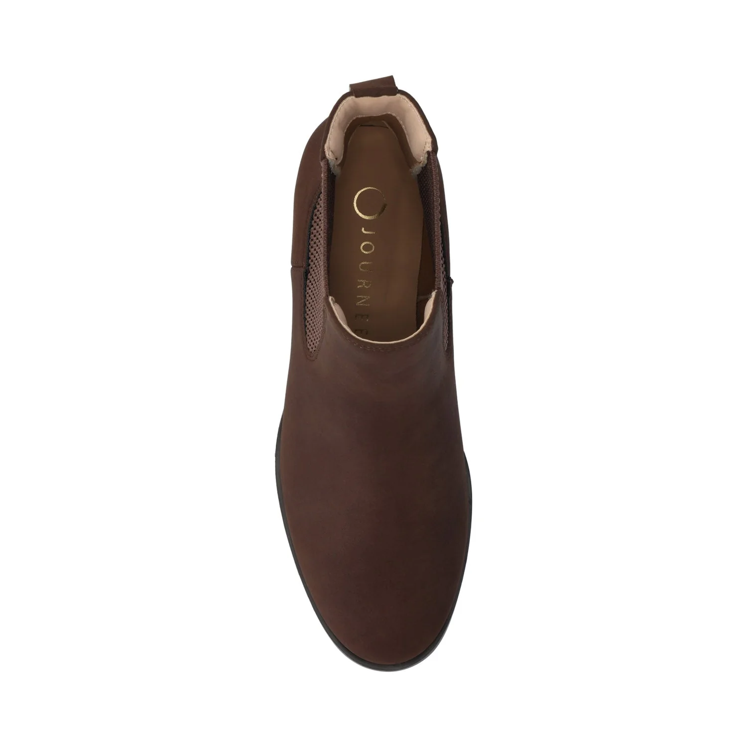 CHAYSE WESTERN PULL ON BOOTIES - Chocolate Nubuck - Image 4