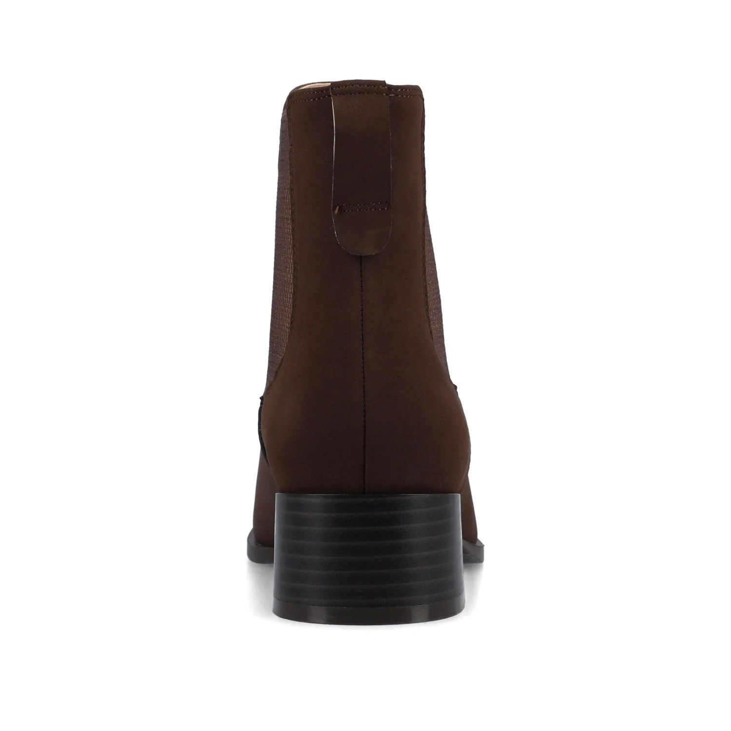 CHAYSE WESTERN PULL ON BOOTIES - Chocolate Nubuck - Image 5