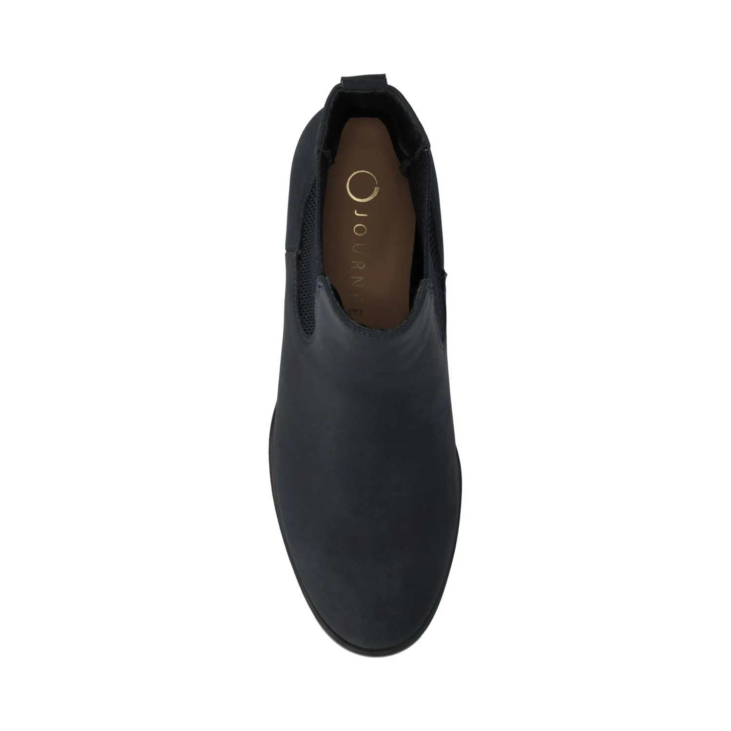 CHAYSE WESTERN PULL ON BOOTIES - Navy Nubuck - Image 4