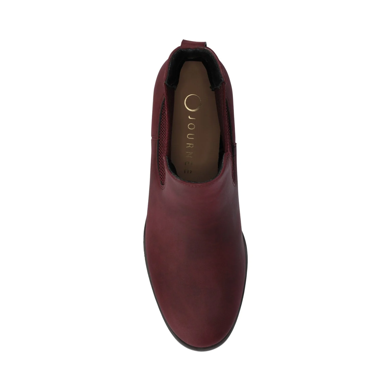 CHAYSE WESTERN PULL ON BOOTIES - Oxblood Nubuck - Image 4