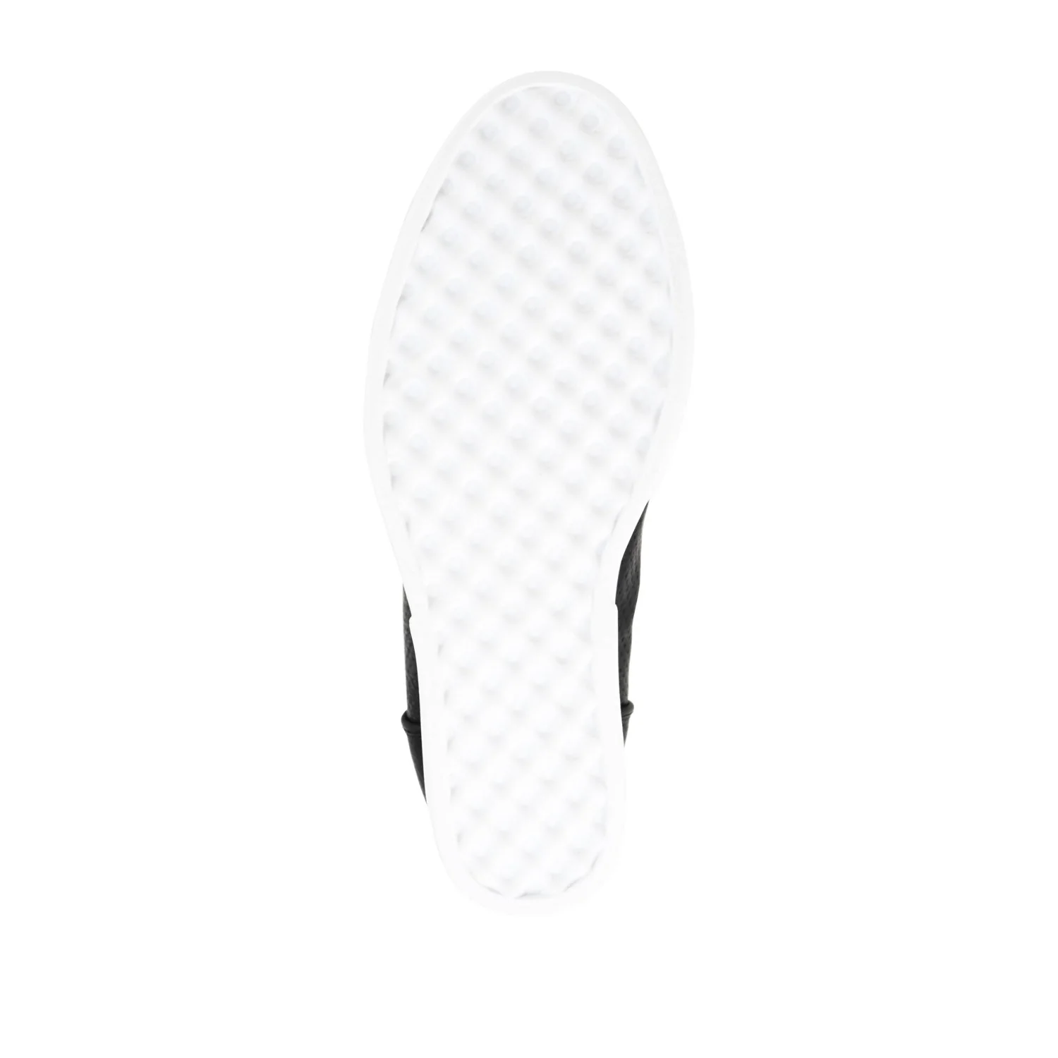 CLARA WEDGE HEEL SNEAKERS IN WIDE - Black PU - Image 8