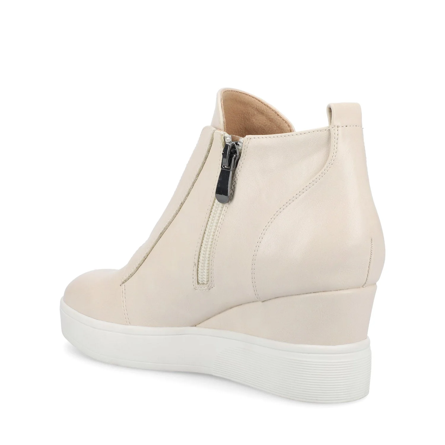 CLARA WEDGE SNEAKERS IN STATEMENT IN WIDE - Beige - Image 3