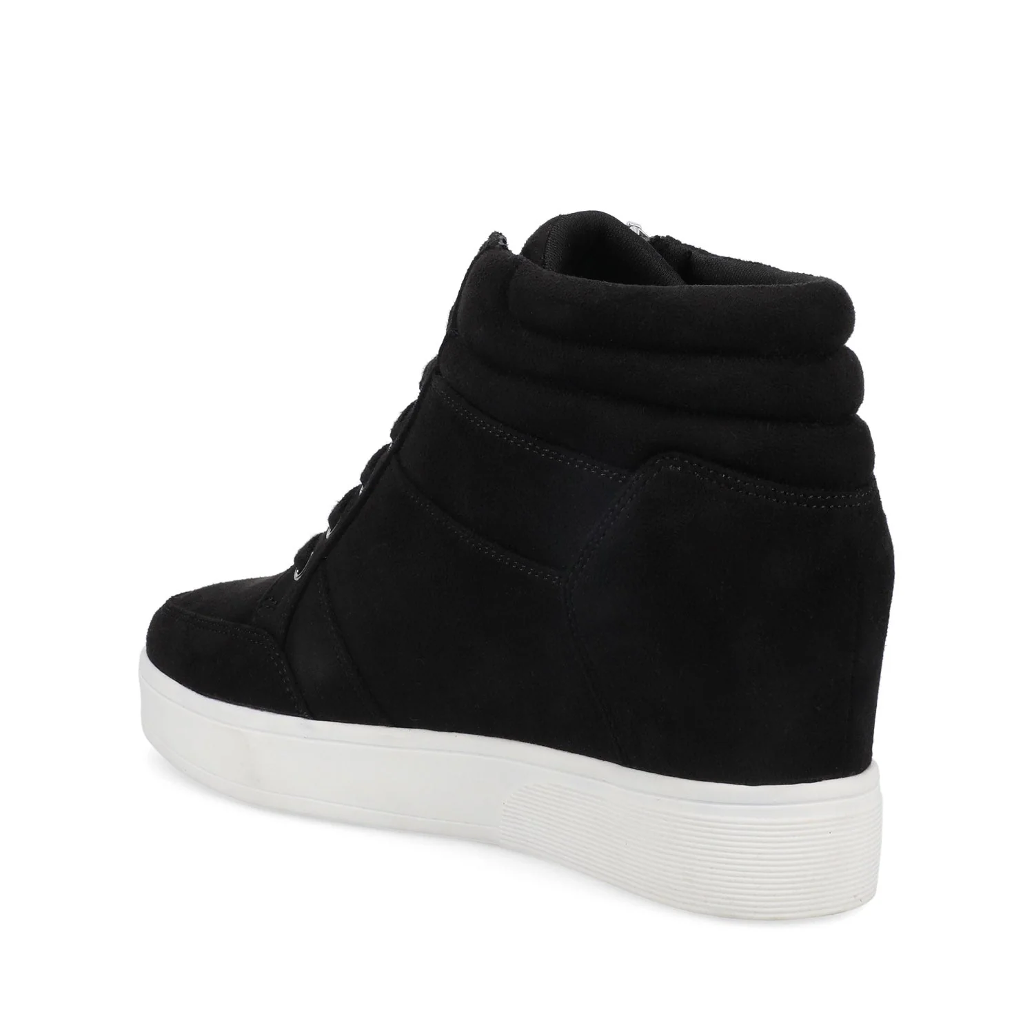 CLARITY HIGH TOP WEDGE SNEAKER - Black Stud - Image 5