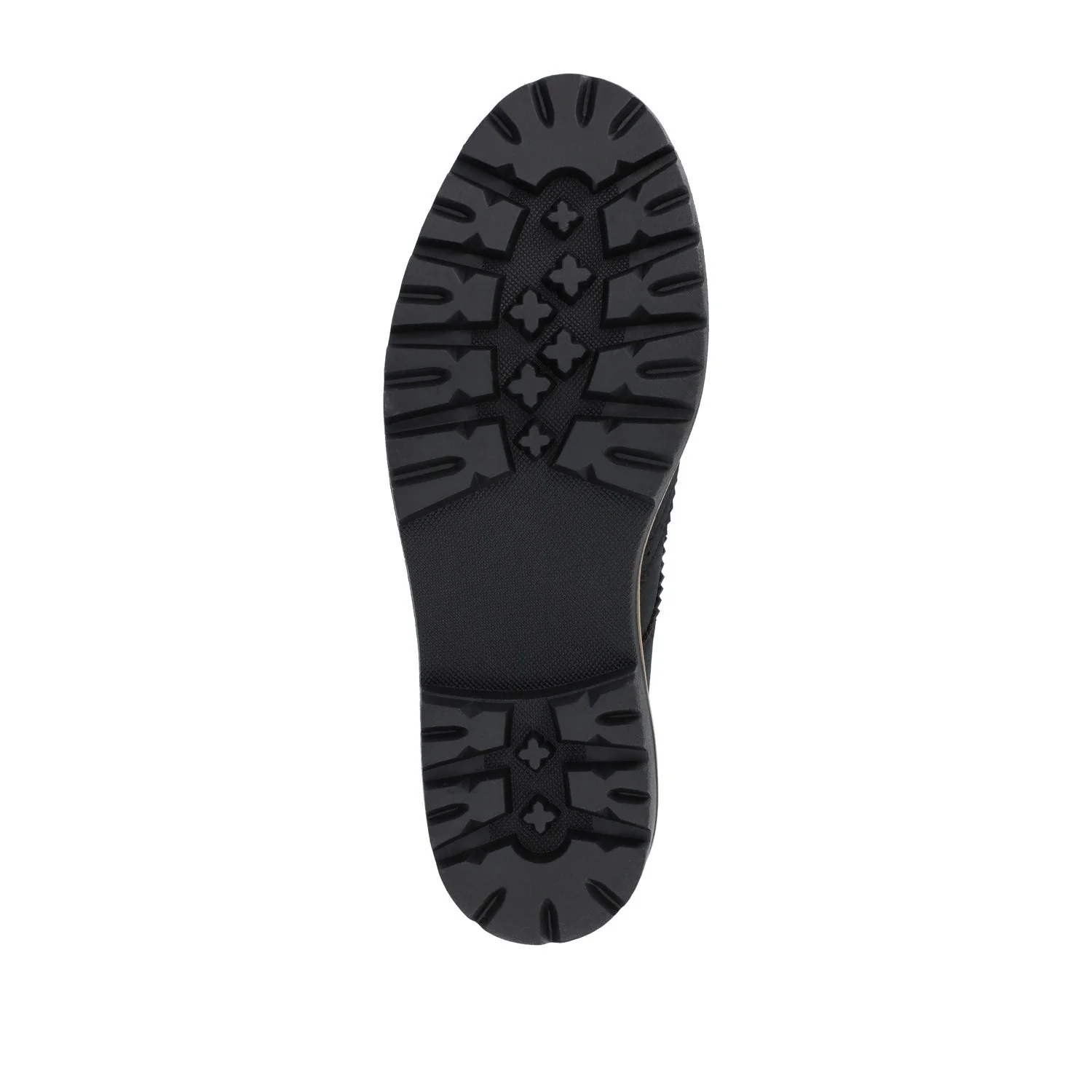CLAUDIYA OXFORD LOAFER FLAT IN FAUX SUEDE - Black Faux Suede - Image 8