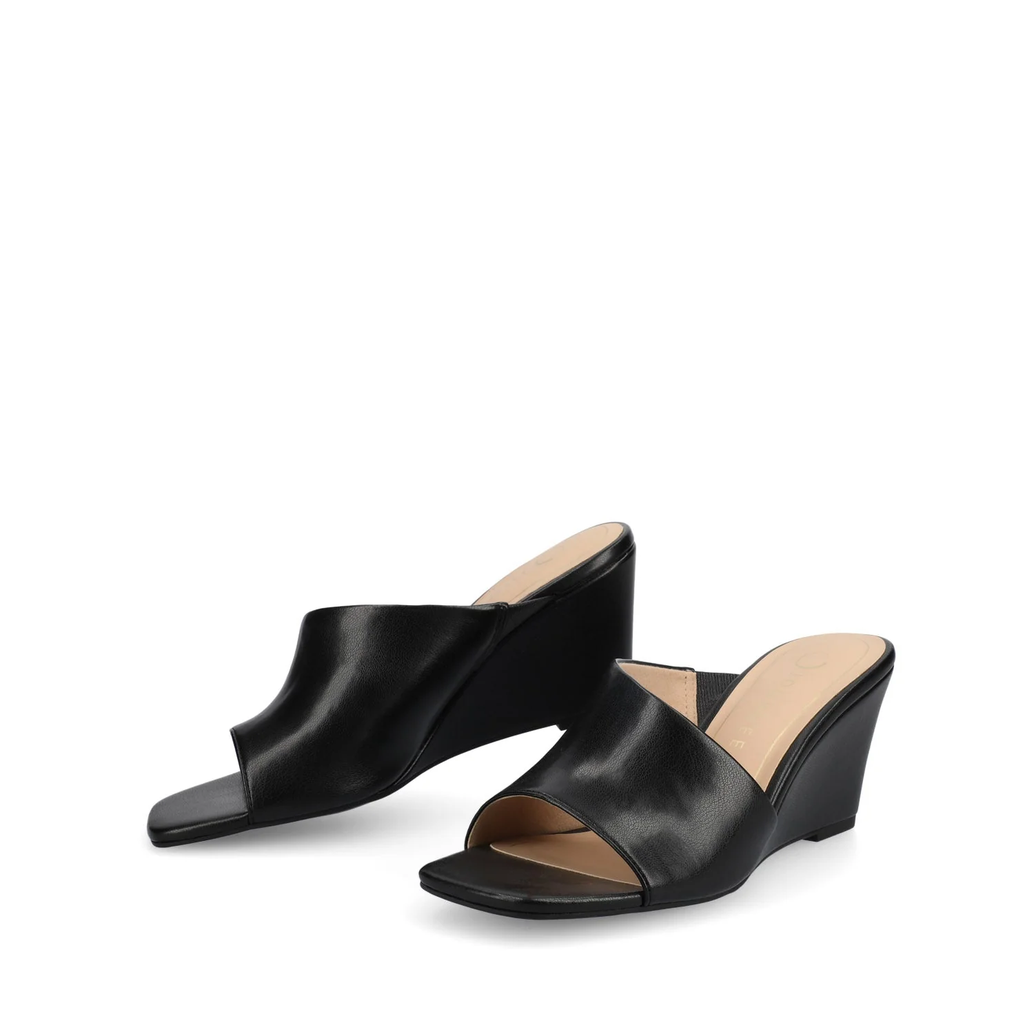 CLEMENTINE WEDGE SANDALS - Black - Image 2