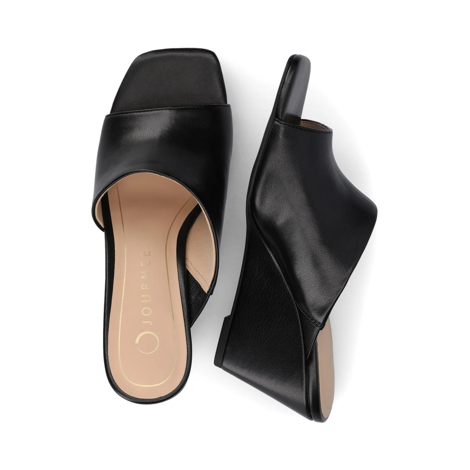 CLEMENTINE WEDGE SANDALS - Black - Image 3