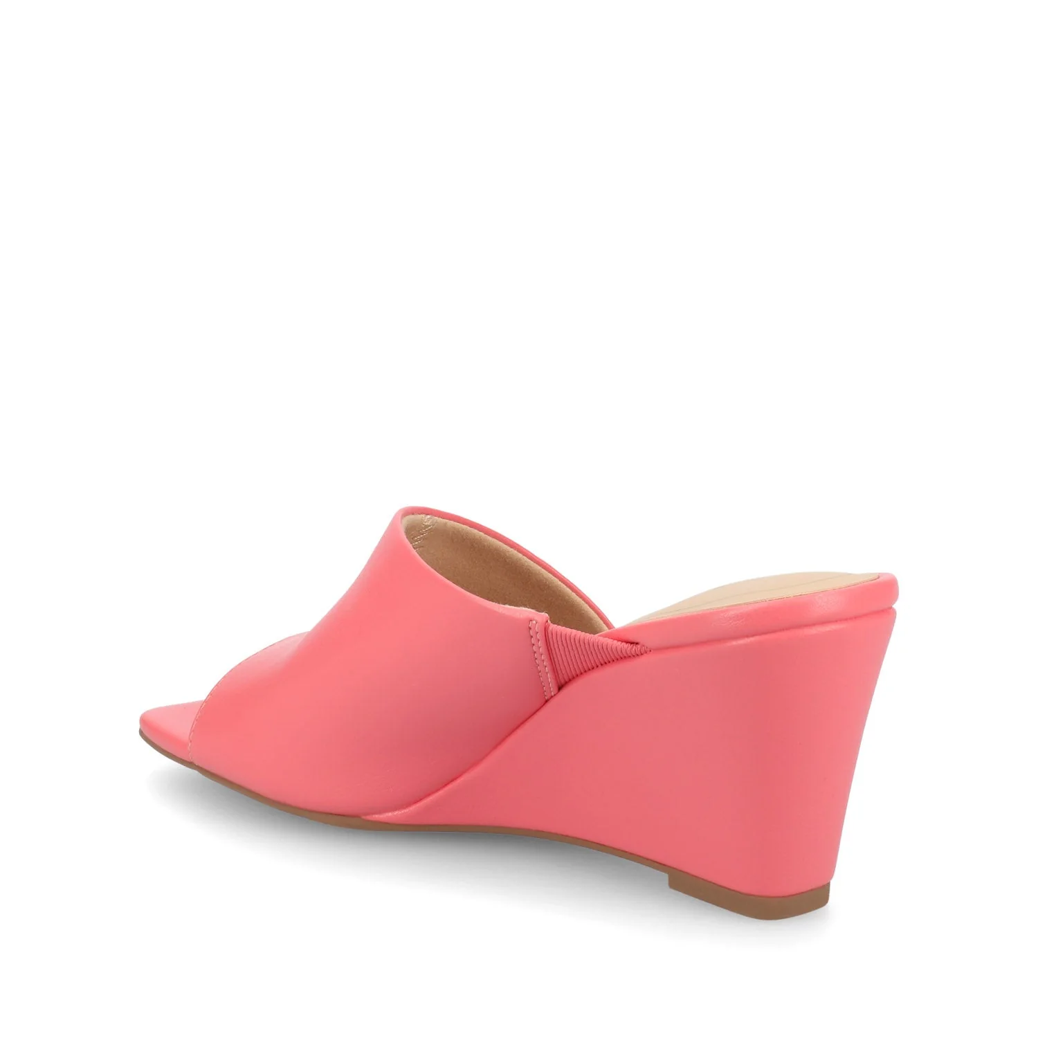 CLEMENTINE WEDGE SANDALS - Coral - Image 4