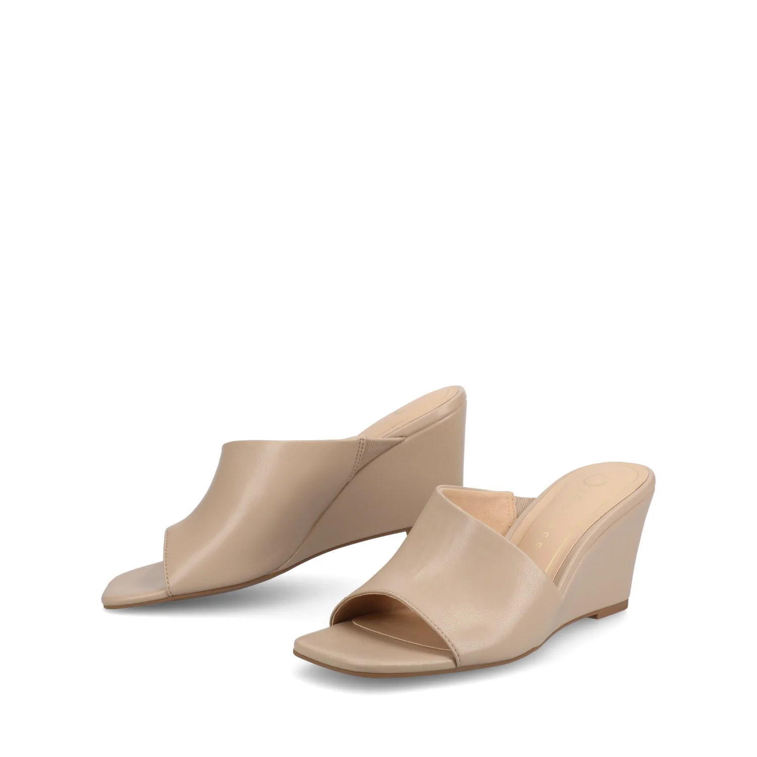 CLEMENTINE WEDGE SANDALS - Taupe - Image 2