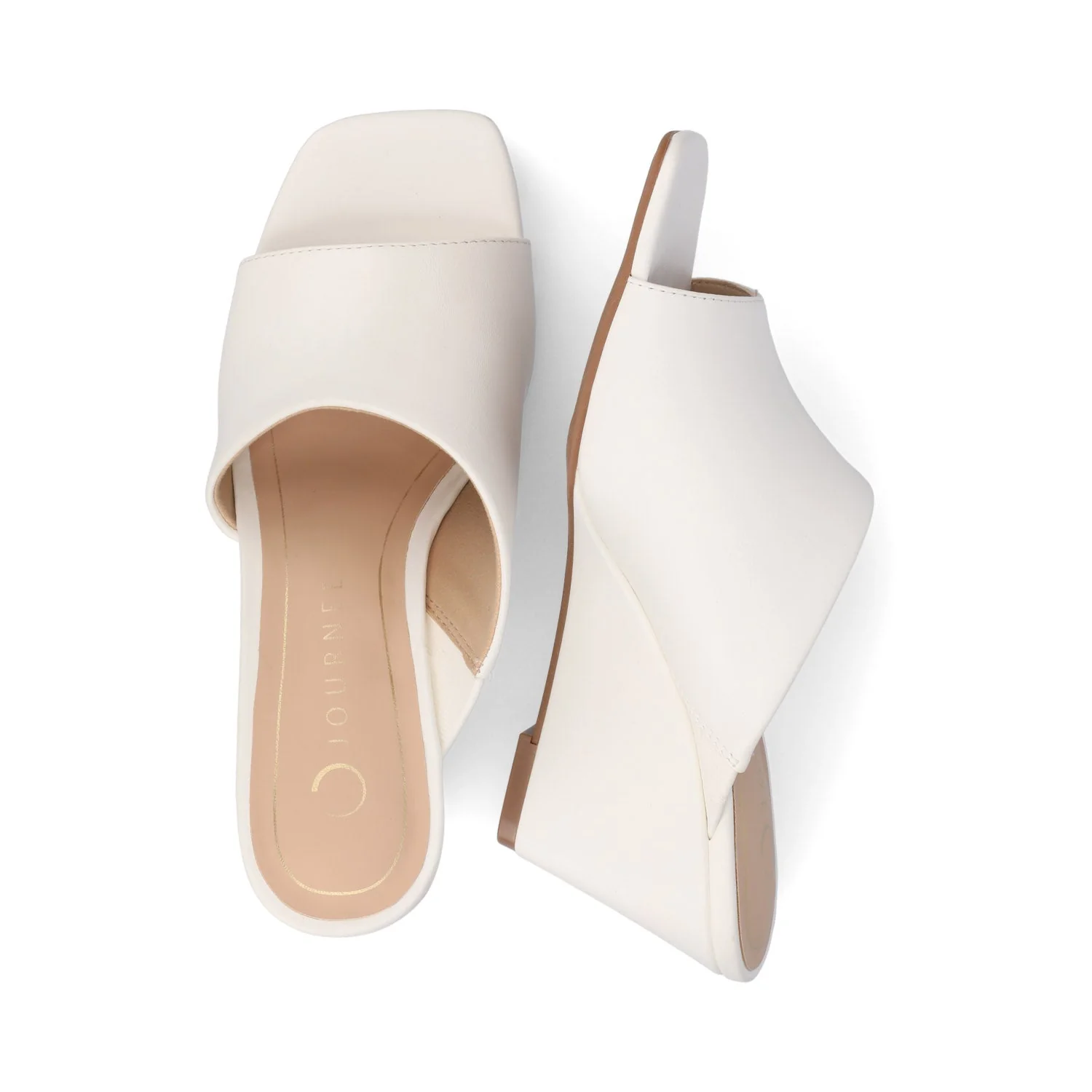 CLEMENTINE WEDGE SANDALS - White - Image 3