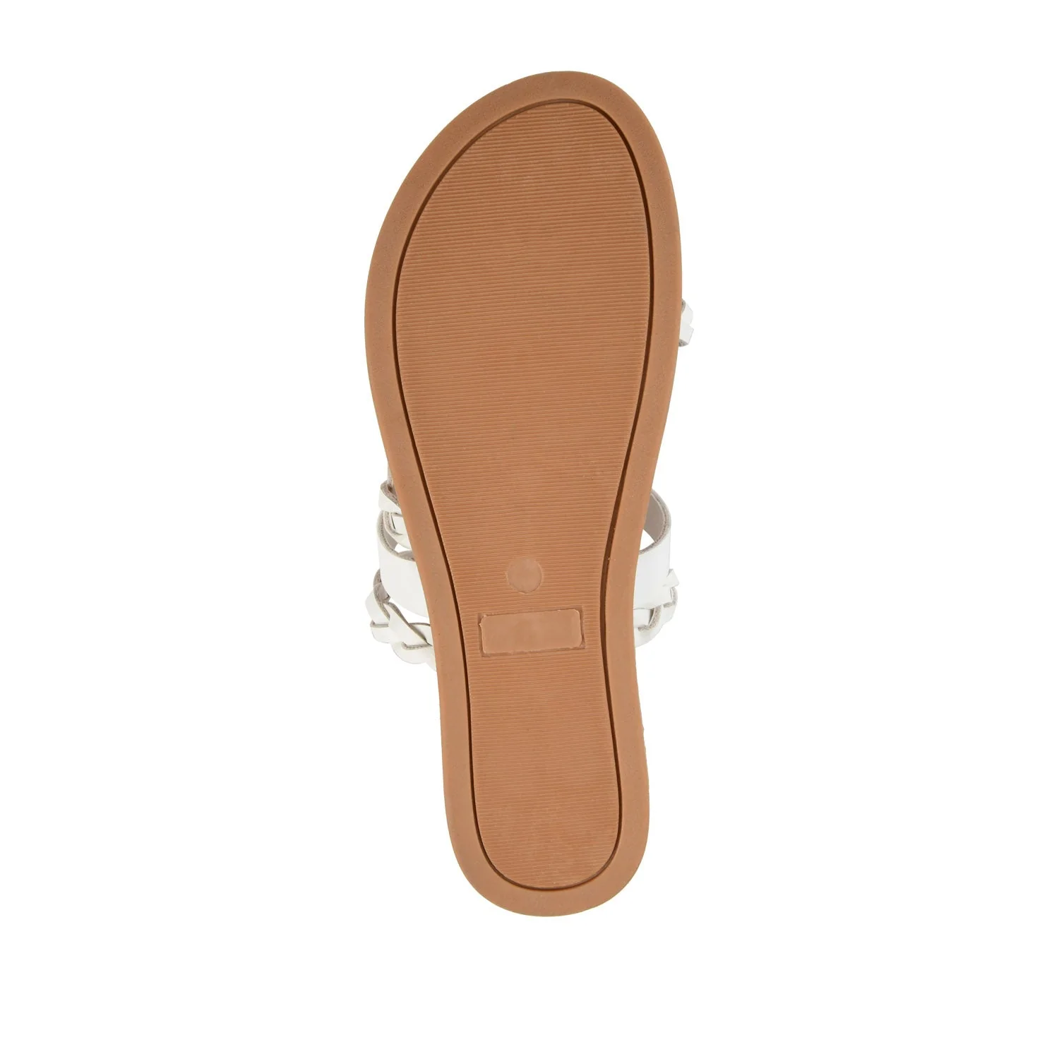 COLETTE SLIDE SANDALS IN VEGAN LEATHER - White - Image 8