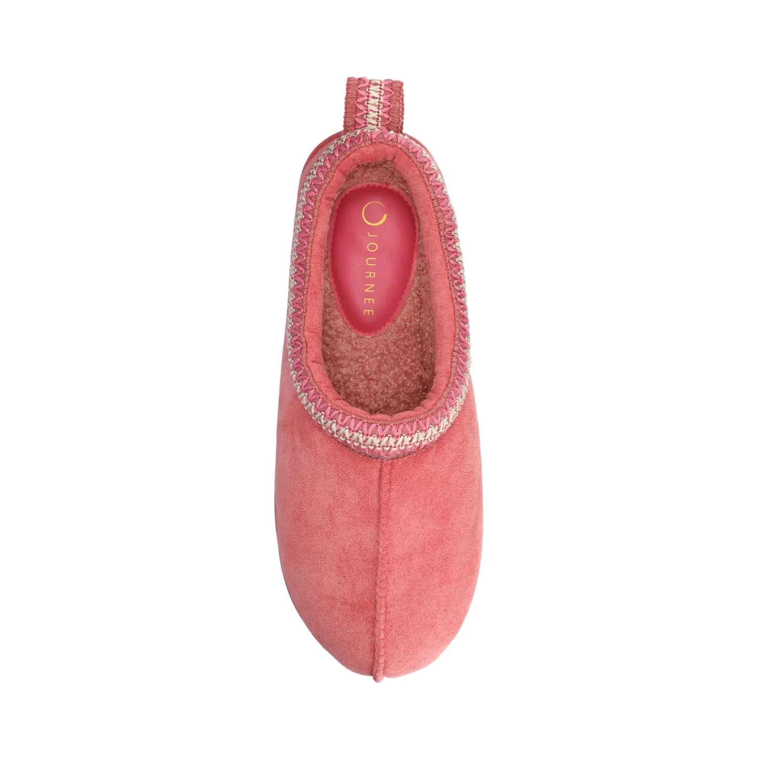 CONNWAY SLIPPERS IN FAUX SUEDE - Hot Pink Faux Suede - Image 4
