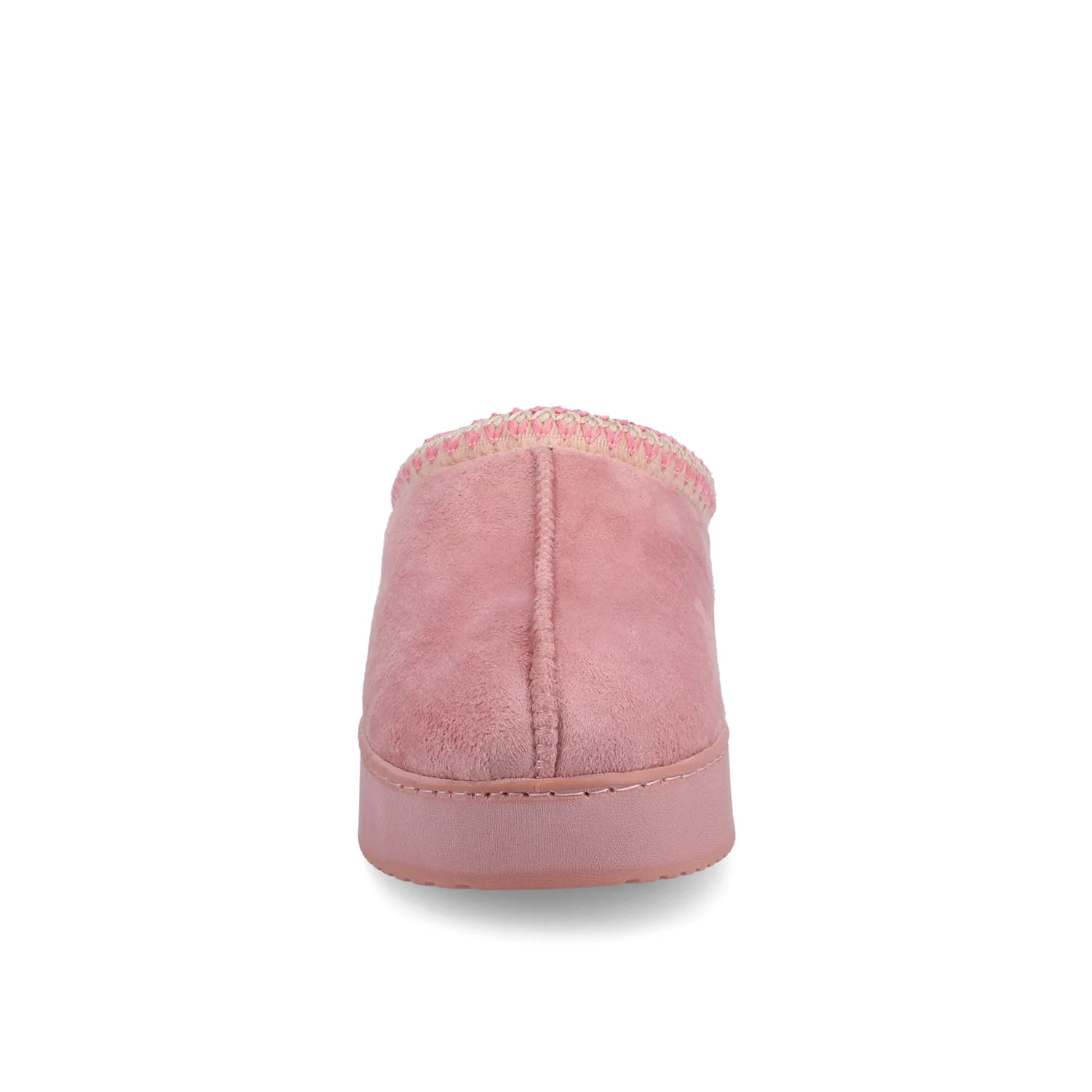 CONNWAY SLIPPERS IN FAUX SUEDE - Rose Faux Suede - Image 5