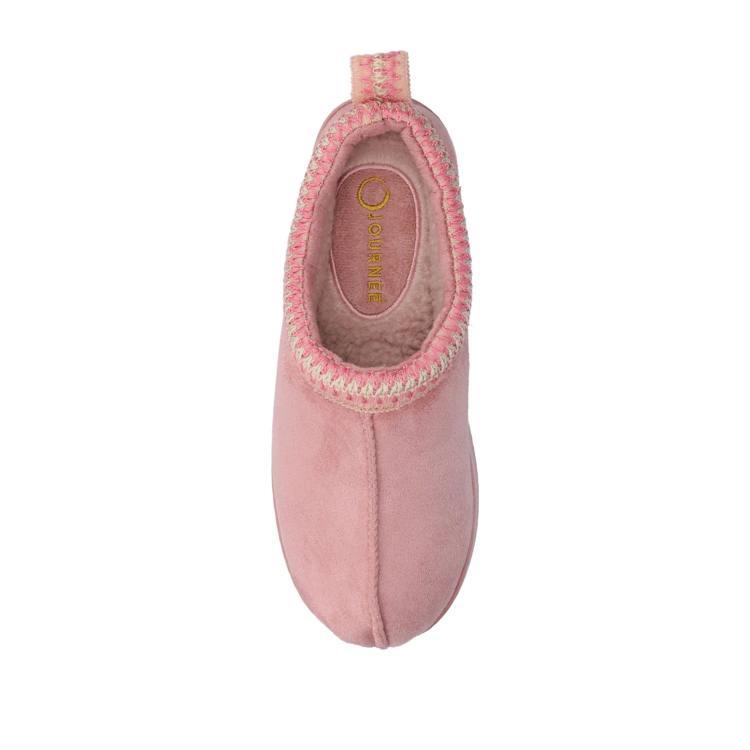 CONNWAY SLIPPERS IN FAUX SUEDE - Rose Faux Suede - Image 6