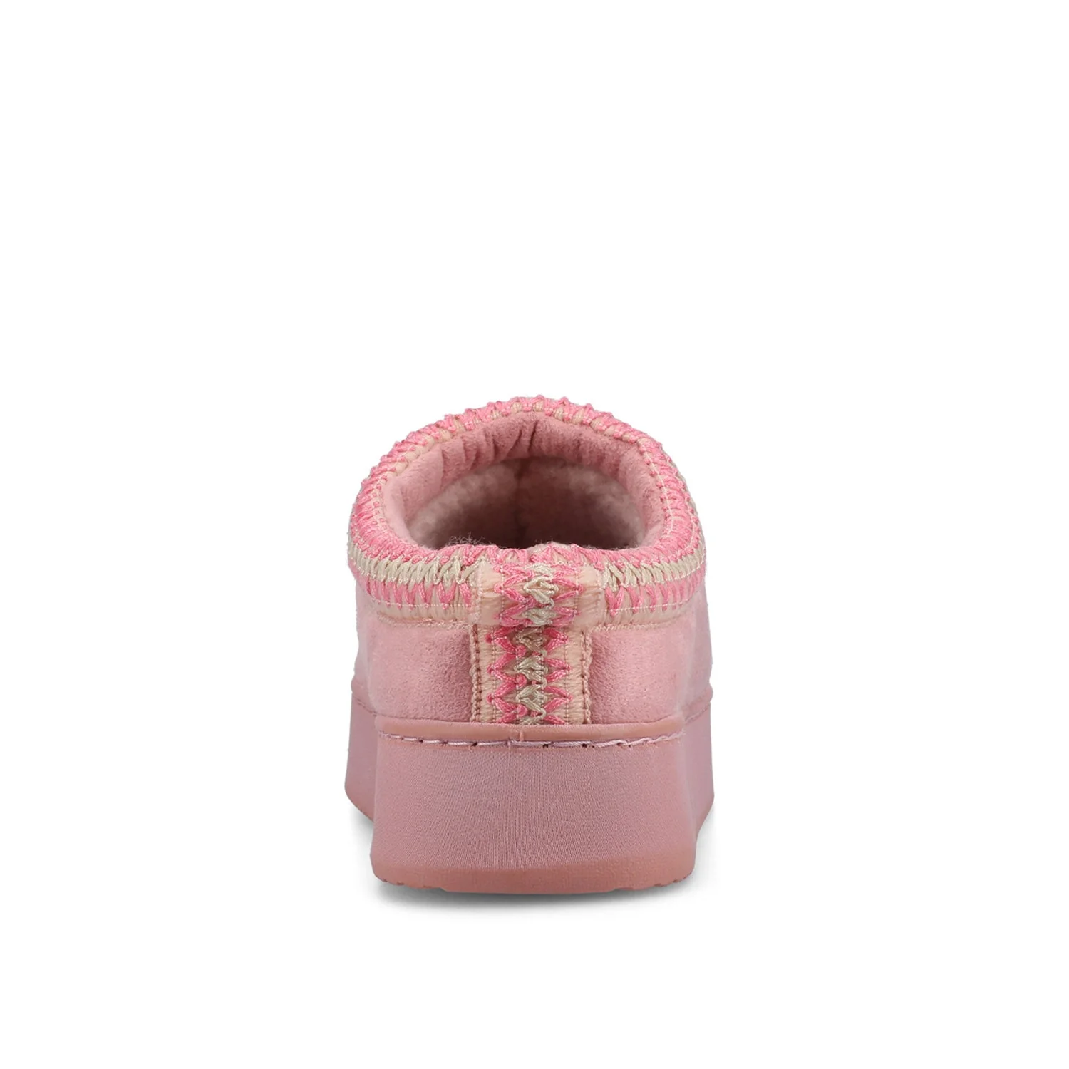 CONNWAY SLIPPERS IN FAUX SUEDE - Rose Faux Suede - Image 7